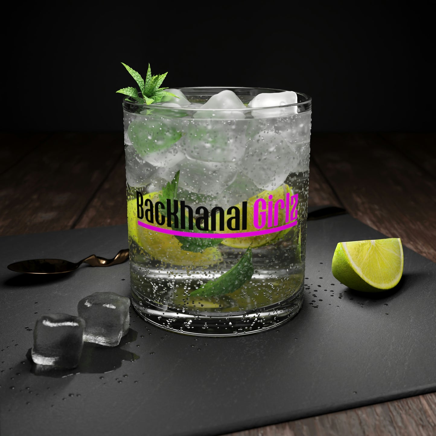BACKHANAL GIRLZ Bar Glass