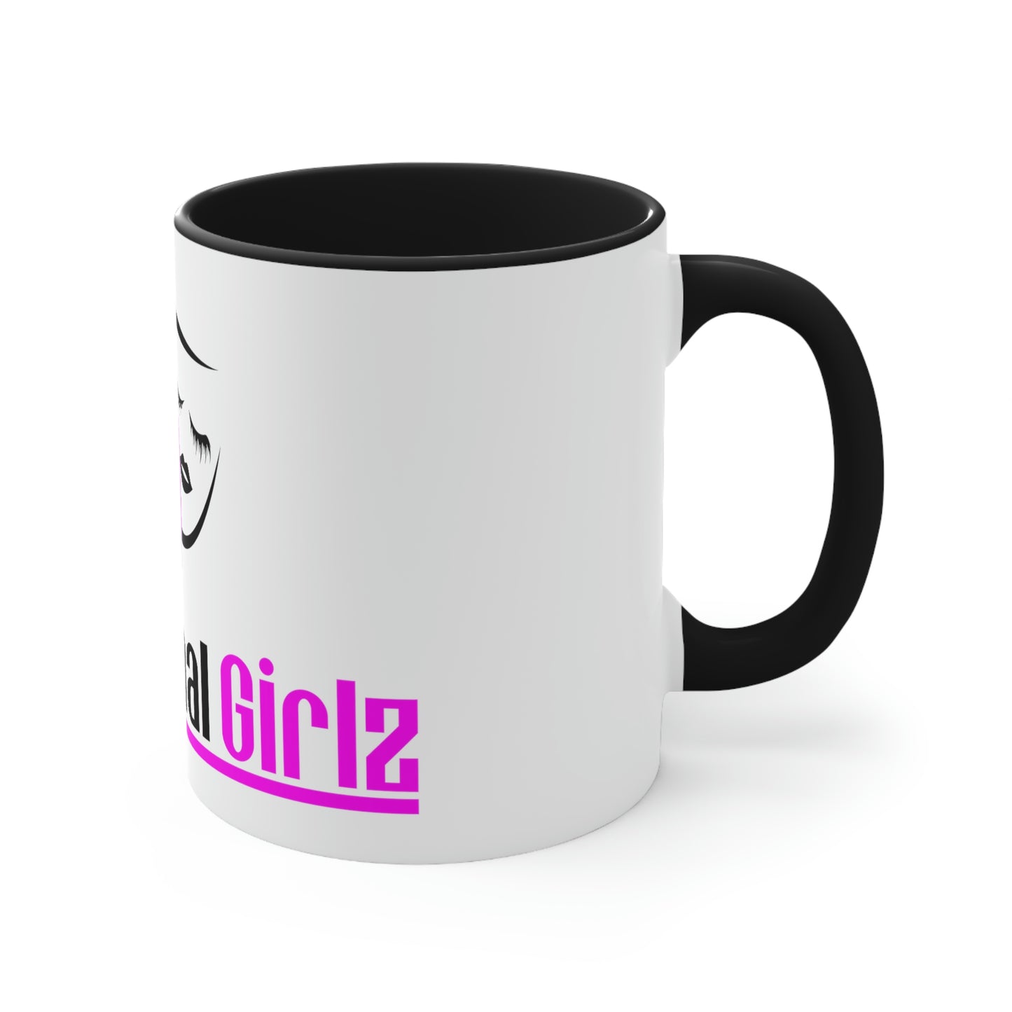 BACKHANAL GIRLZ two-tone Coffee Mug, 11oz