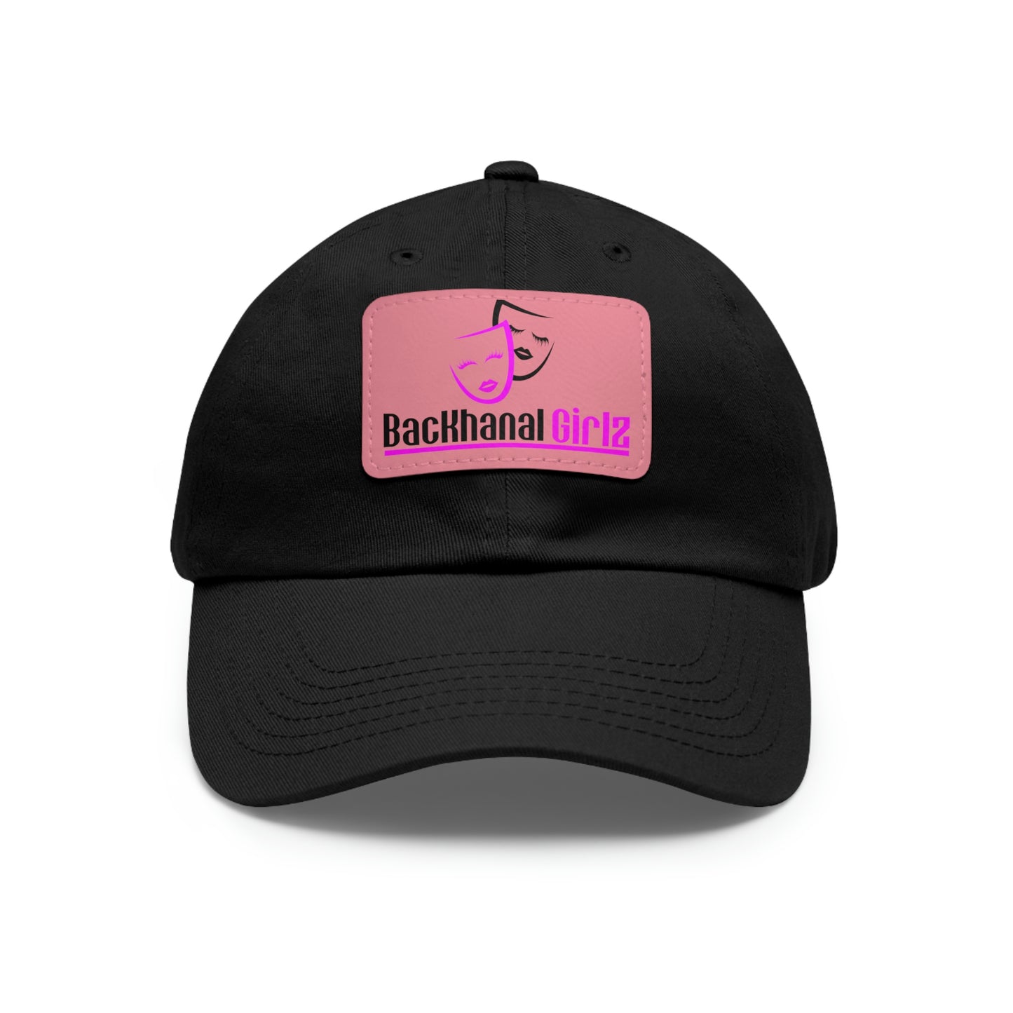 BACKHANAL GIRLZ Dad Hat with Leather Patch