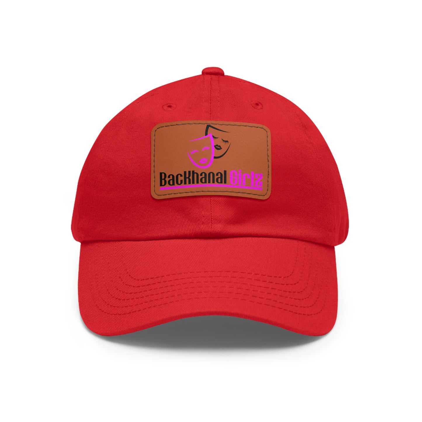 BACKHANAL GIRLZ Dad Hat with Leather Patch