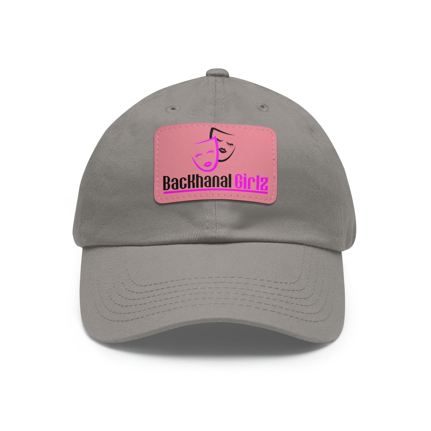 BACKHANAL GIRLZ Dad Hat with Leather Patch