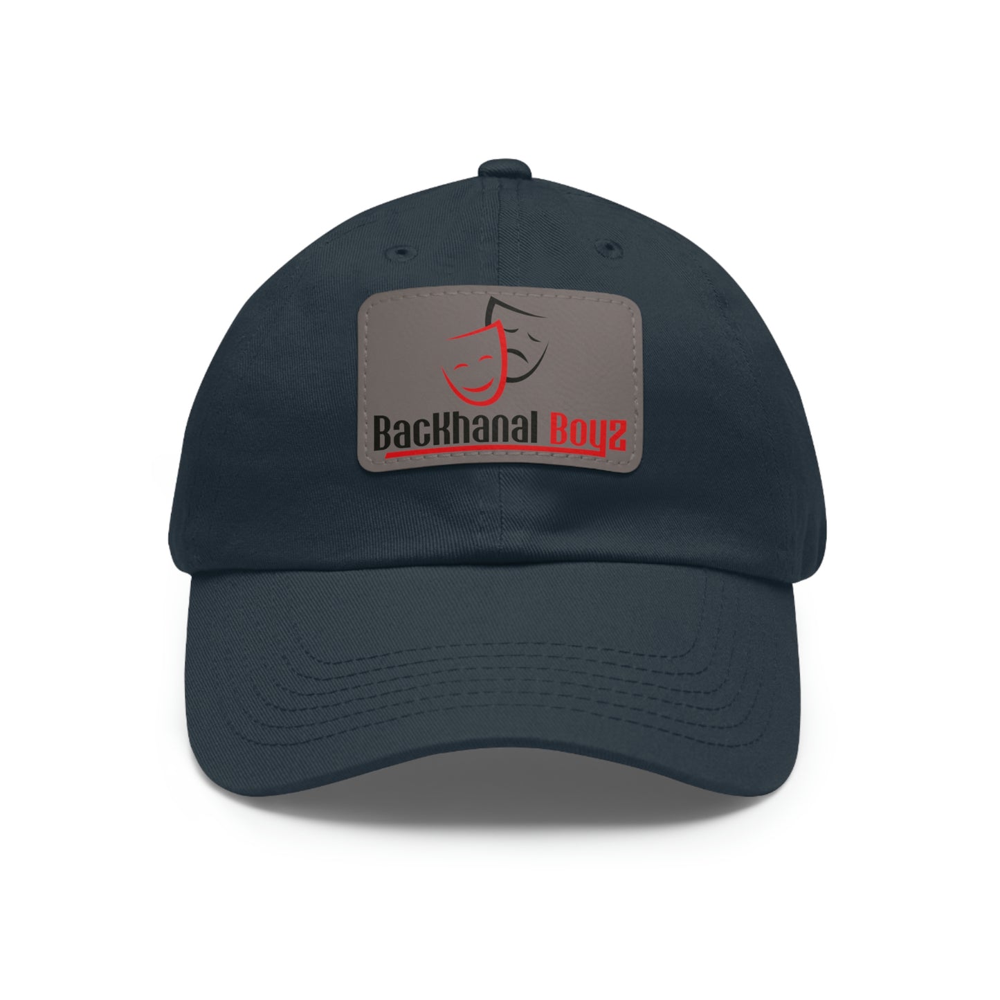 BACKHANAL BOYZ Dad Hat with Leather Patch