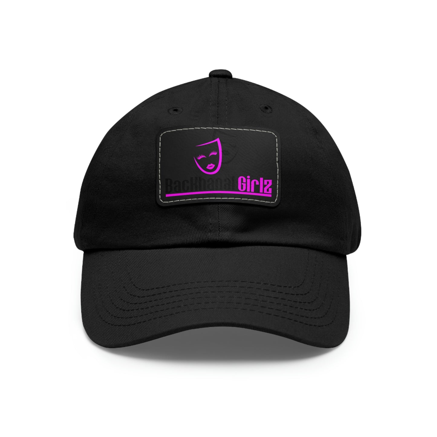 BACKHANAL GIRLZ Dad Hat with Leather Patch