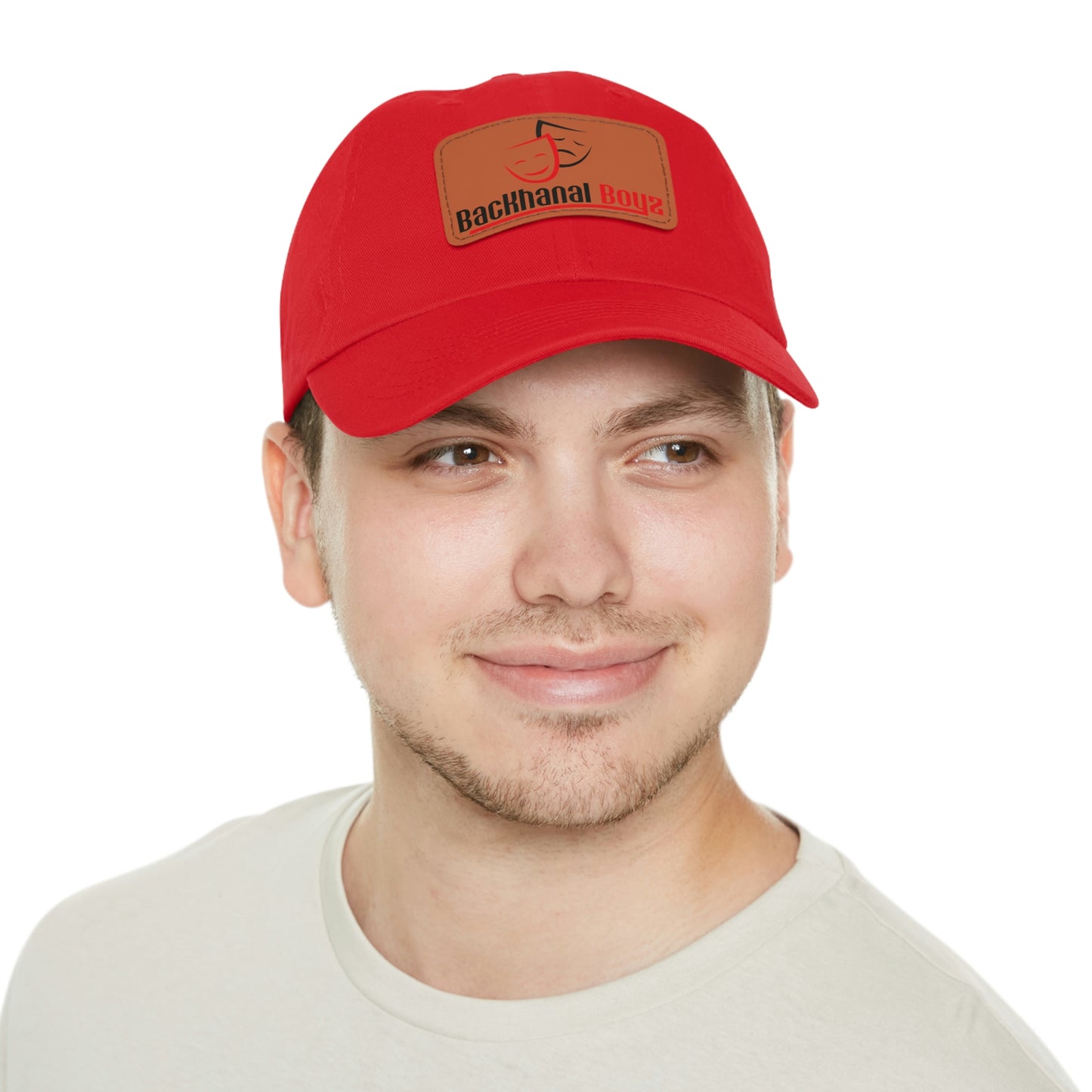 BACKHANAL BOYZ Dad Hat with Leather Patch