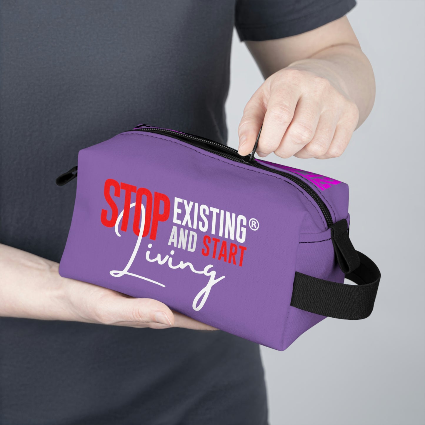 STOP EXISTING & START LIVING / BACKHANAL Girlz Toiletry Bag
