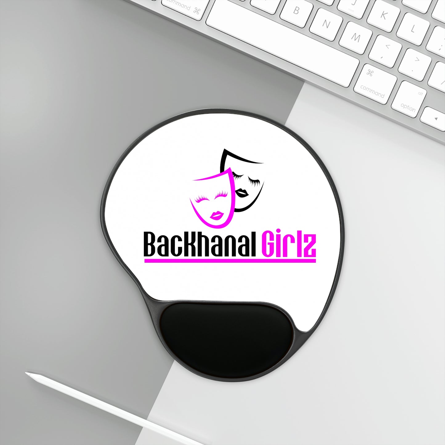 BACKHANAL GIRLZ Mouse Pad With Wrist Rest