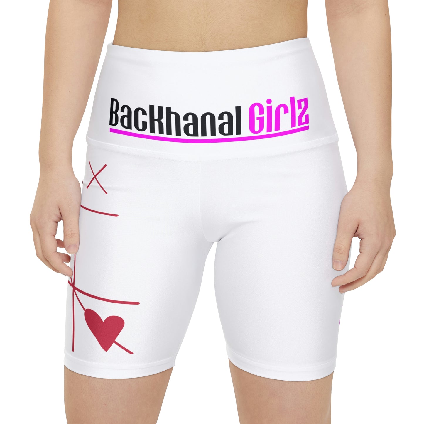 BACKHANAL GIRLZ Women's Workout Shorts (AOP)