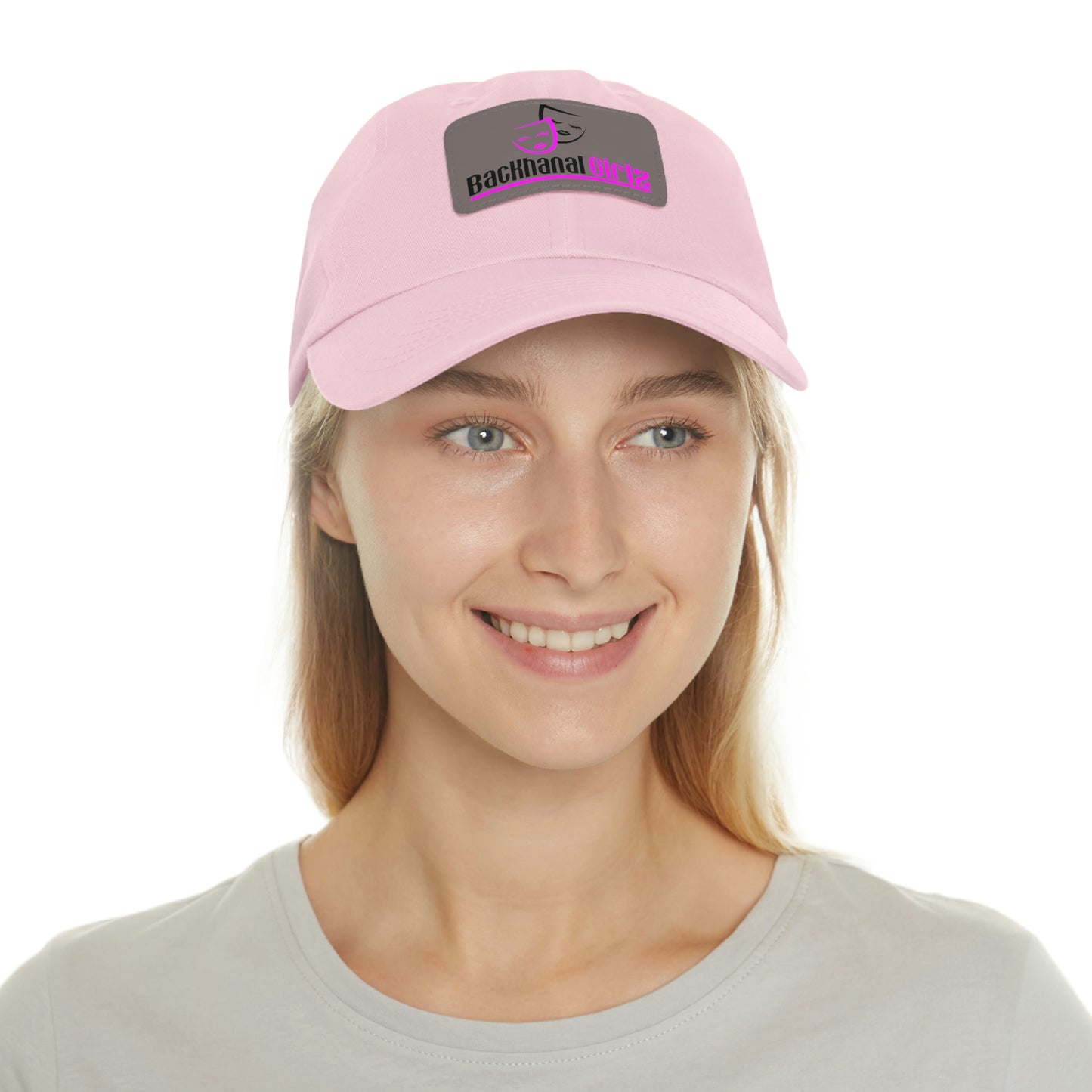 BACKHANAL GIRLZ Dad Hat with Leather Patch