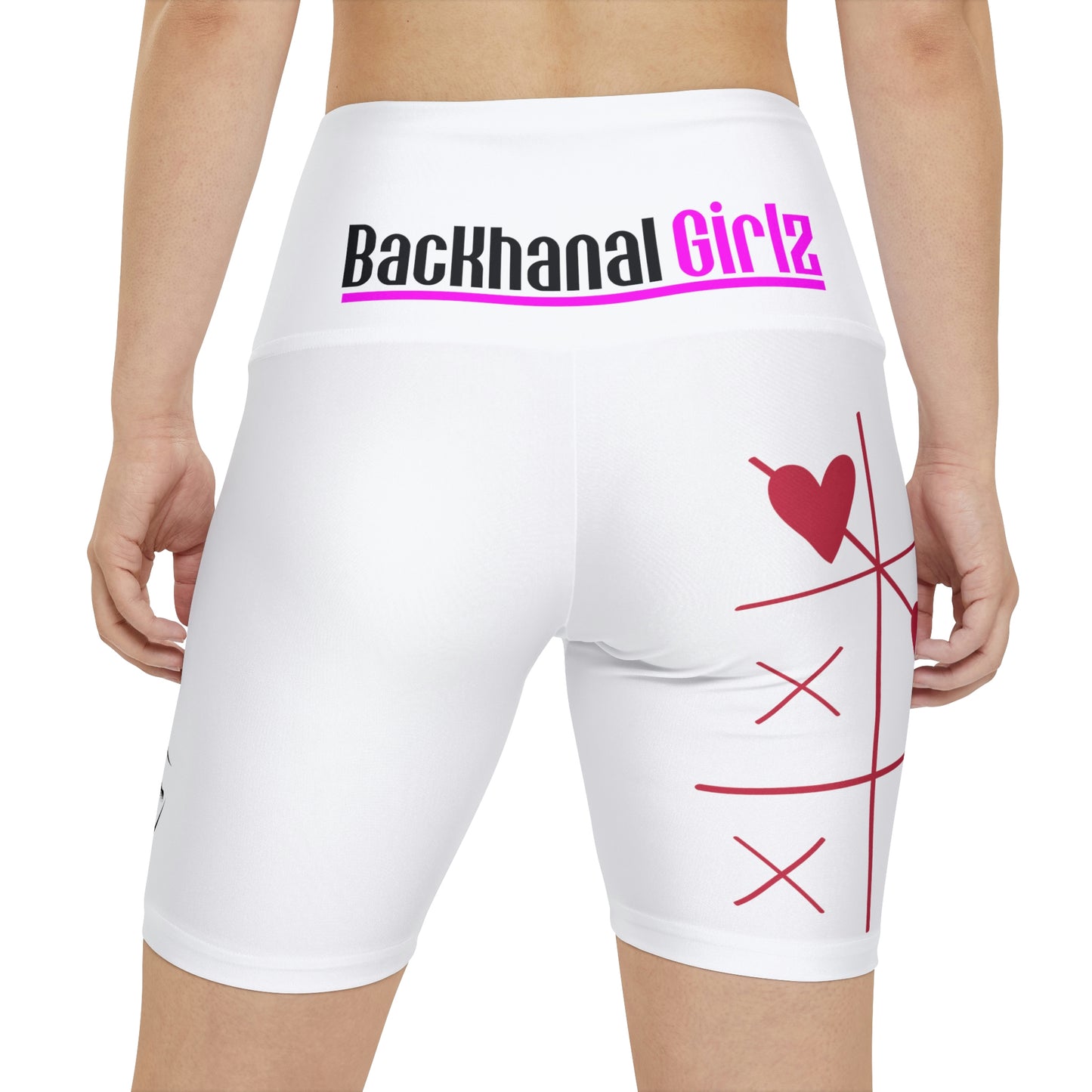 BACKHANAL GIRLZ Women's Workout Shorts (AOP)