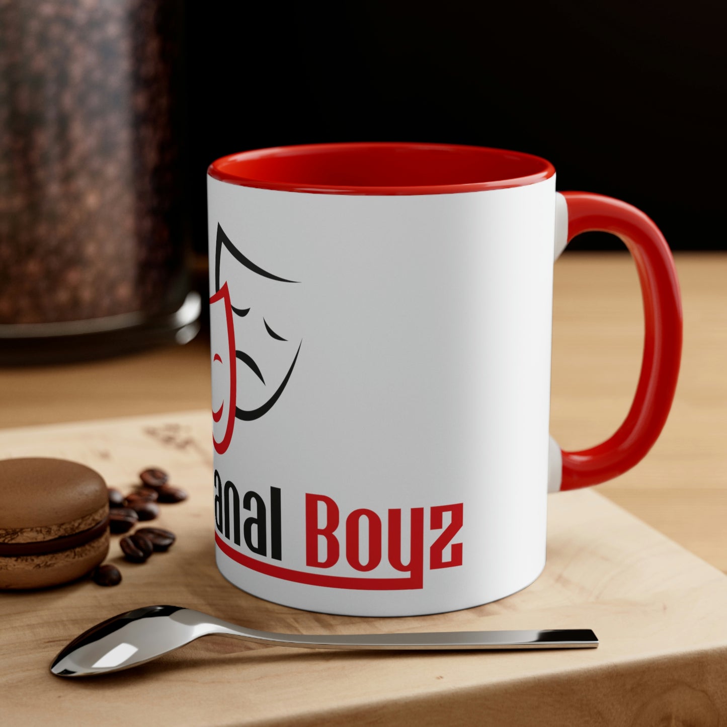 BACKHANAL BOYZ two-tone Coffee Mug, 11oz