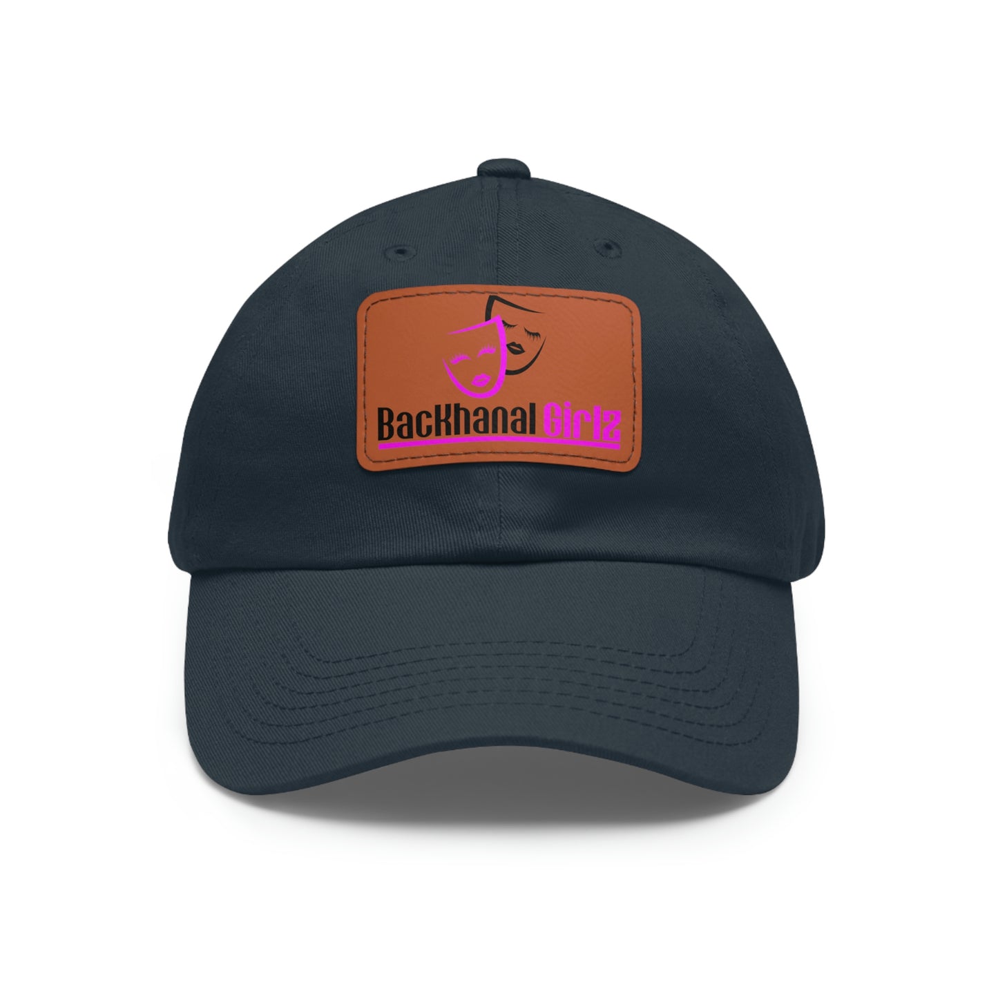 BACKHANAL GIRLZ Dad Hat with Leather Patch