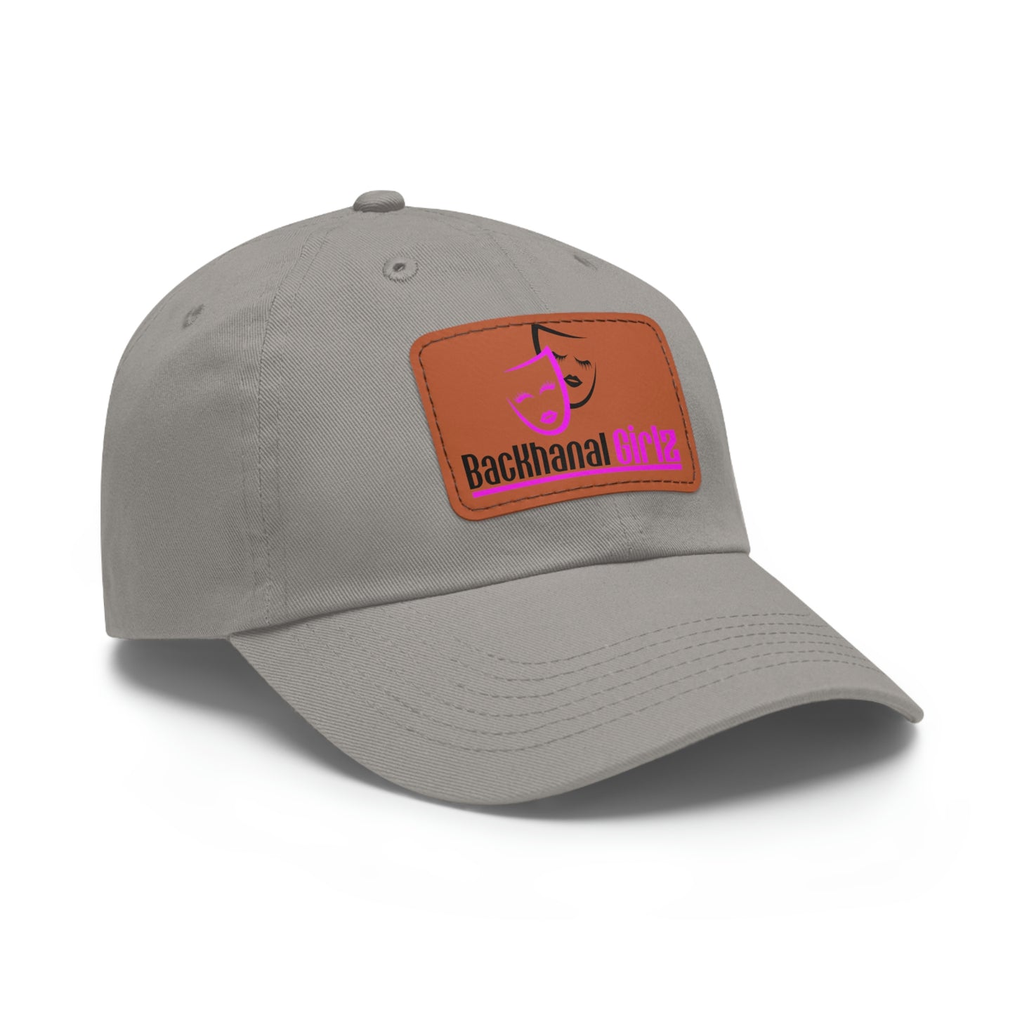 BACKHANAL GIRLZ Dad Hat with Leather Patch