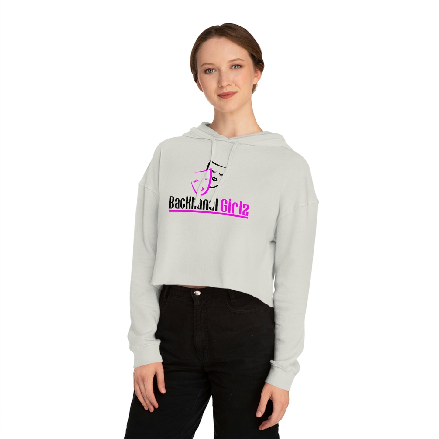 BACKHANAL GIRLZ Women’s Cropped Hooded Sweatshirt