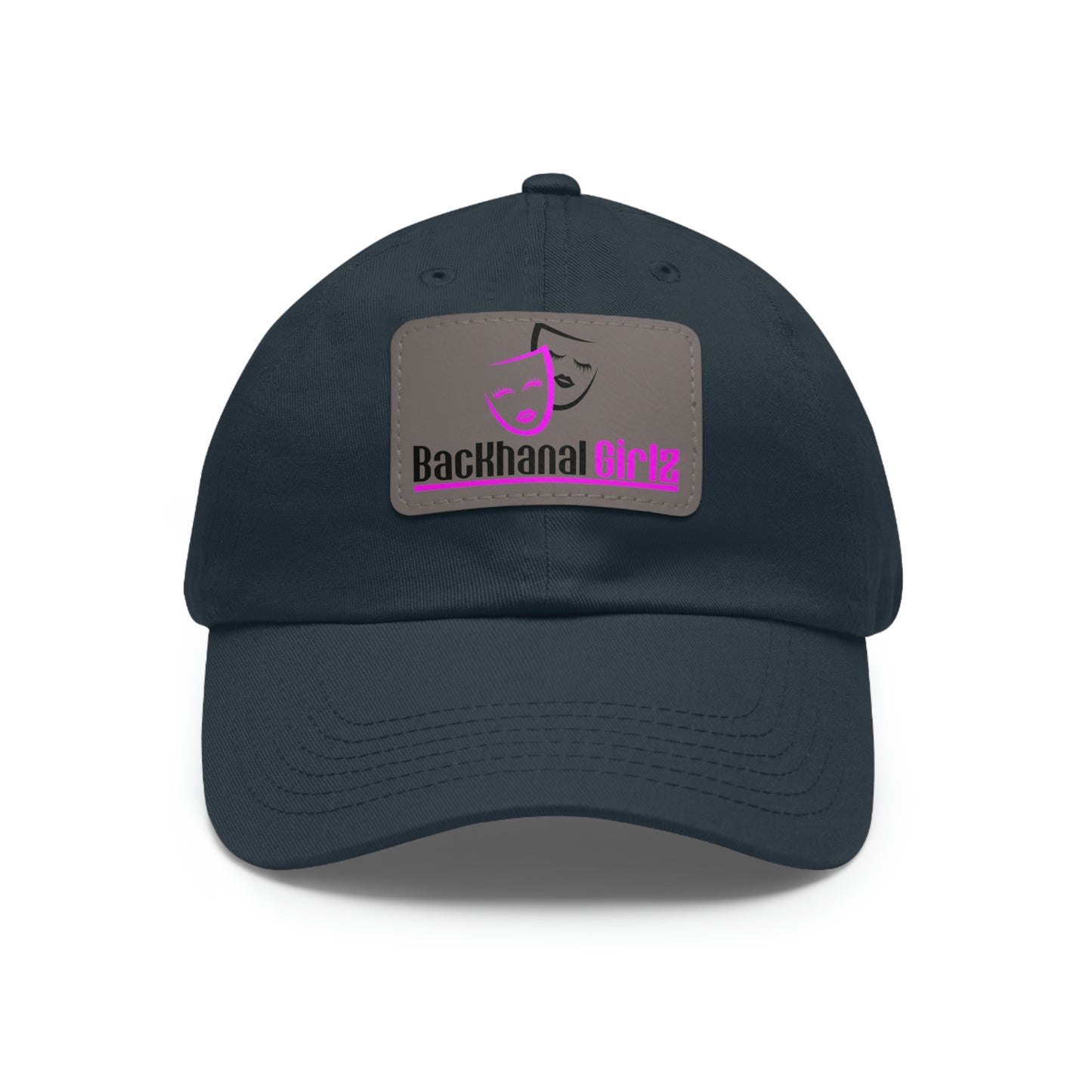 BACKHANAL GIRLZ Dad Hat with Leather Patch