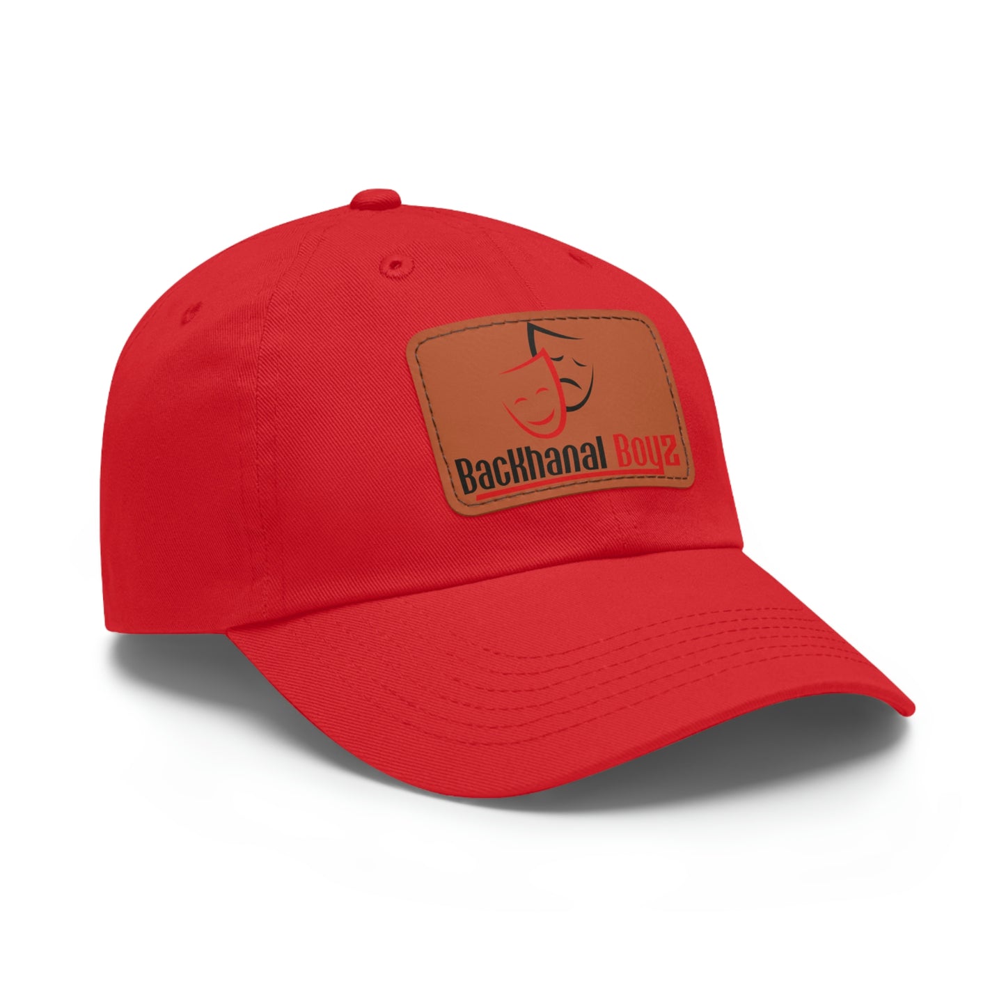 BACKHANAL BOYZ Dad Hat with Leather Patch
