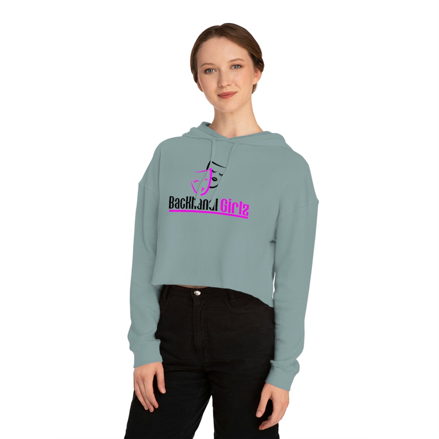 BACKHANAL GIRLZ Women’s Cropped Hooded Sweatshirt