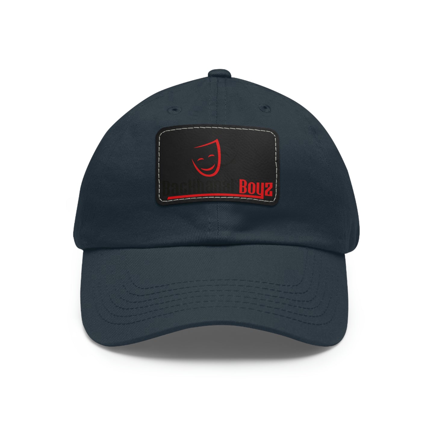 BACKHANAL BOYZ Dad Hat with Leather Patch