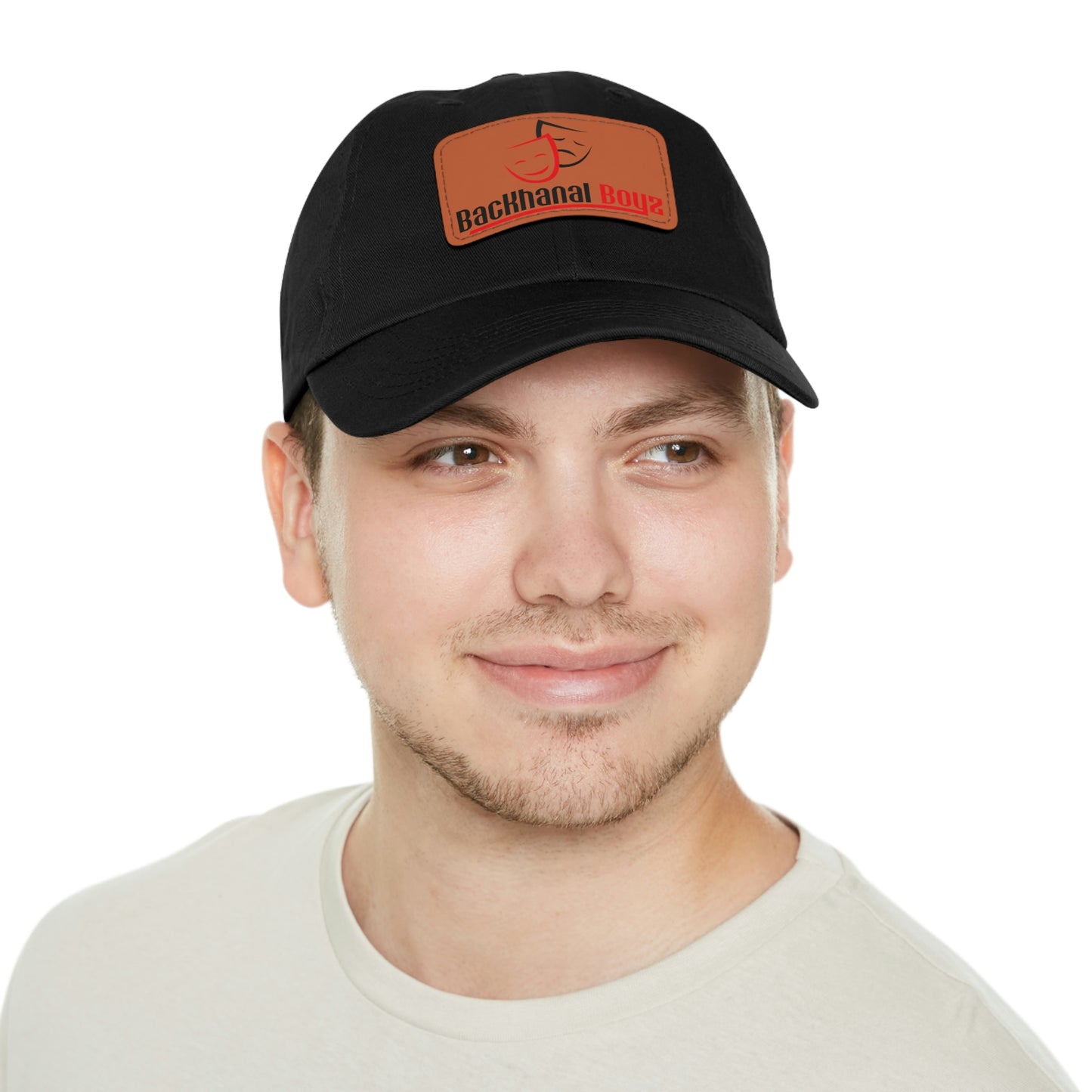 BACKHANAL BOYZ Dad Hat with Leather Patch