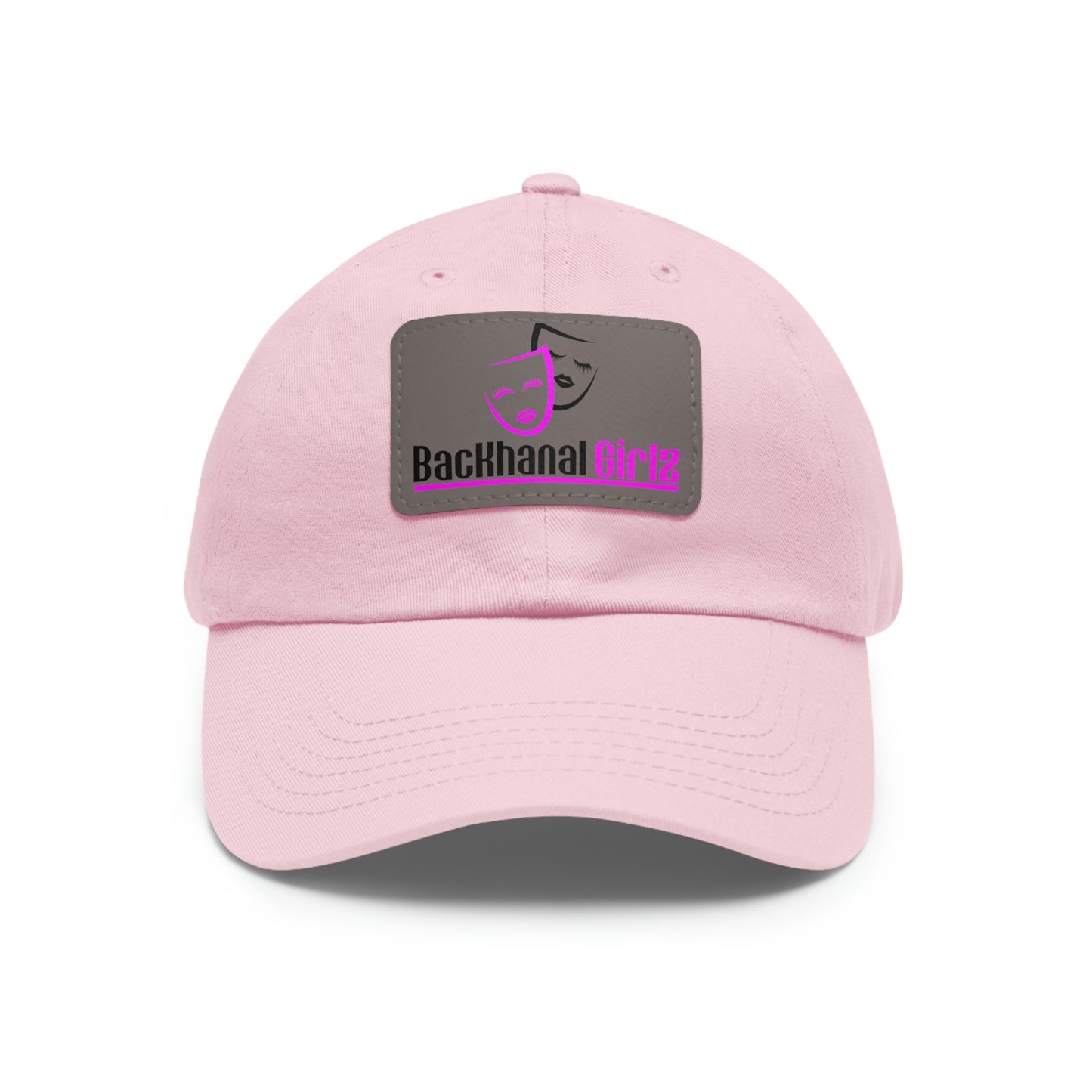 BACKHANAL GIRLZ Dad Hat with Leather Patch