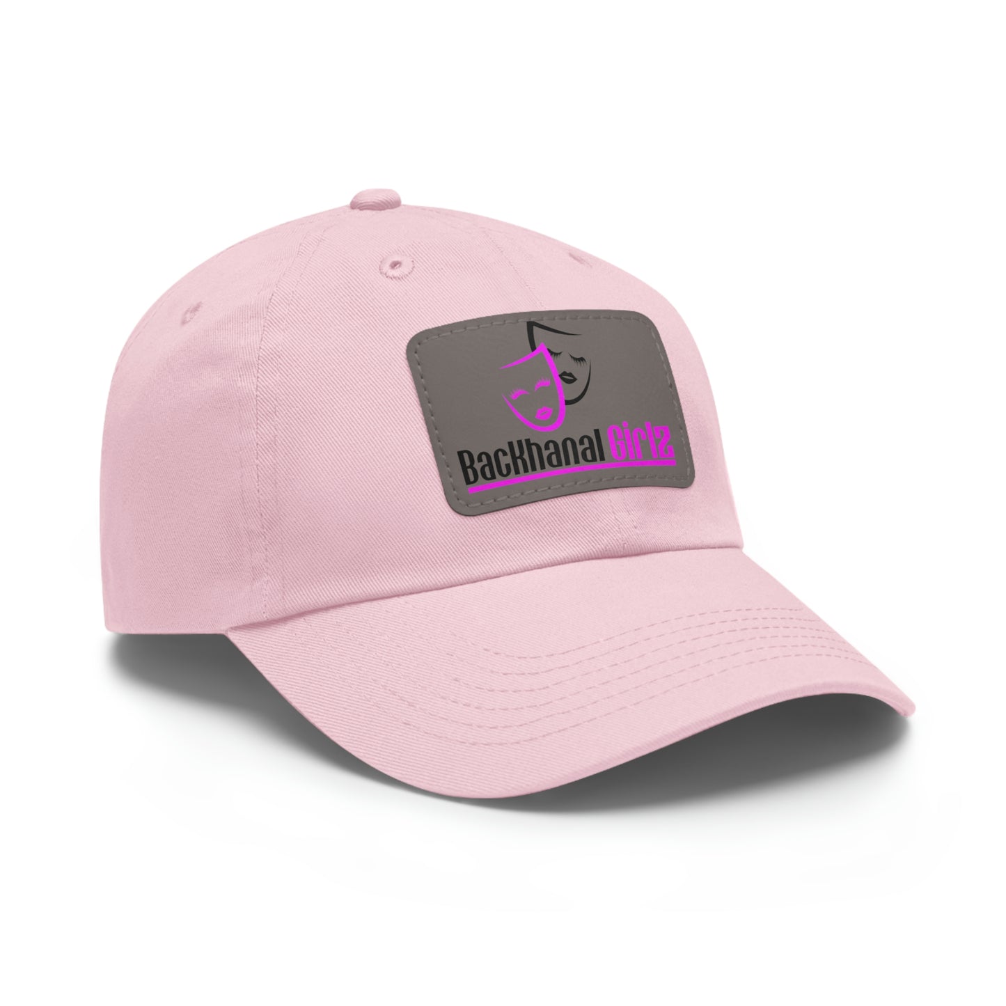 BACKHANAL GIRLZ Dad Hat with Leather Patch