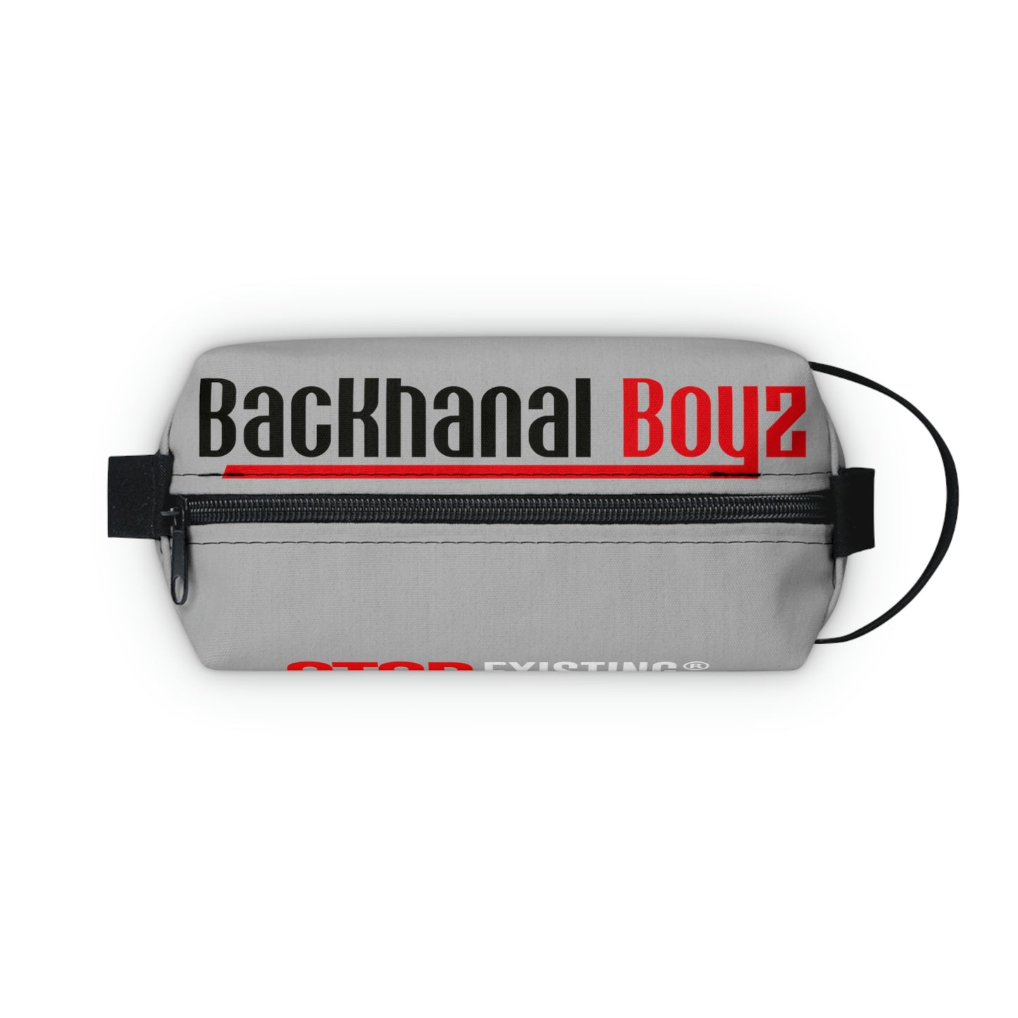 STOP EXISTING & START LIVING / BACKHANAL BOYZ Toiletry Bag