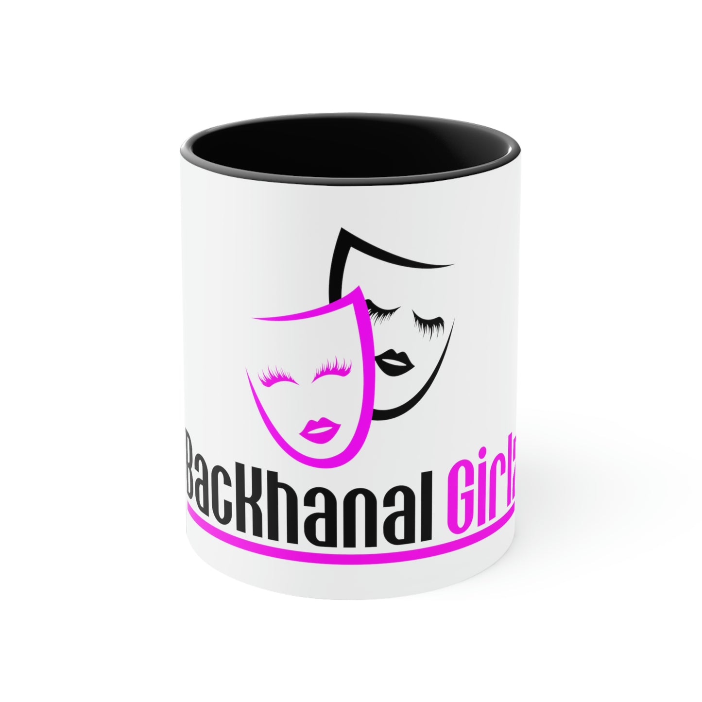BACKHANAL GIRLZ two-tone Coffee Mug, 11oz