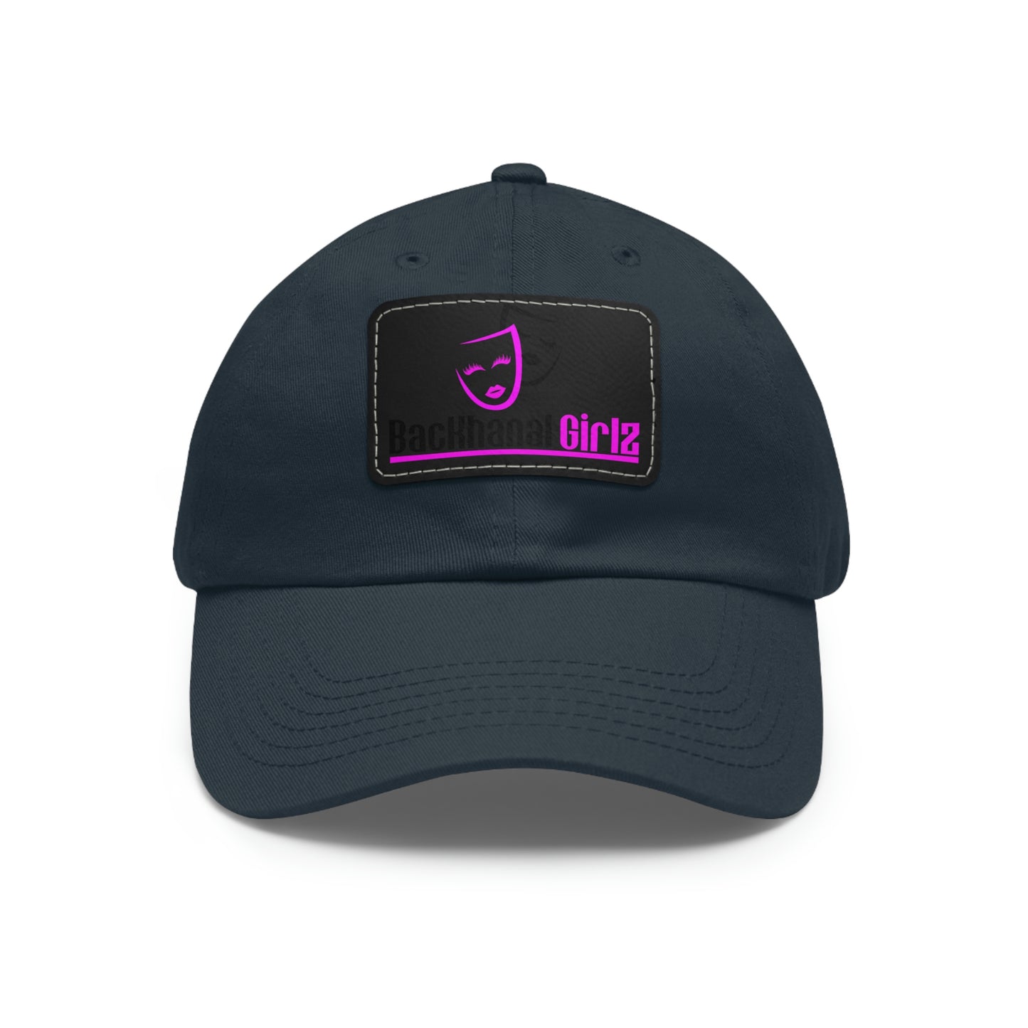 BACKHANAL GIRLZ Dad Hat with Leather Patch