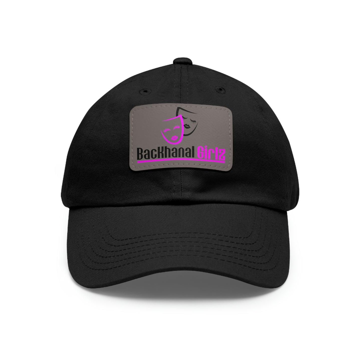 BACKHANAL GIRLZ Dad Hat with Leather Patch
