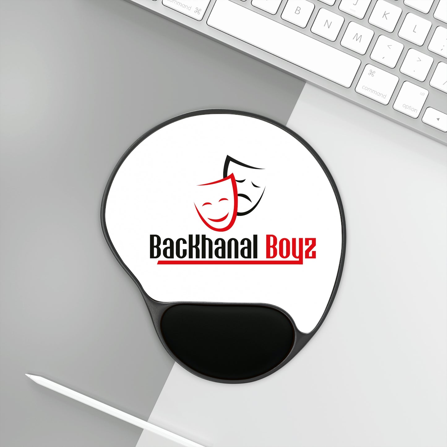 BACKHANAL BOYZ Mouse Pad With Wrist Rest