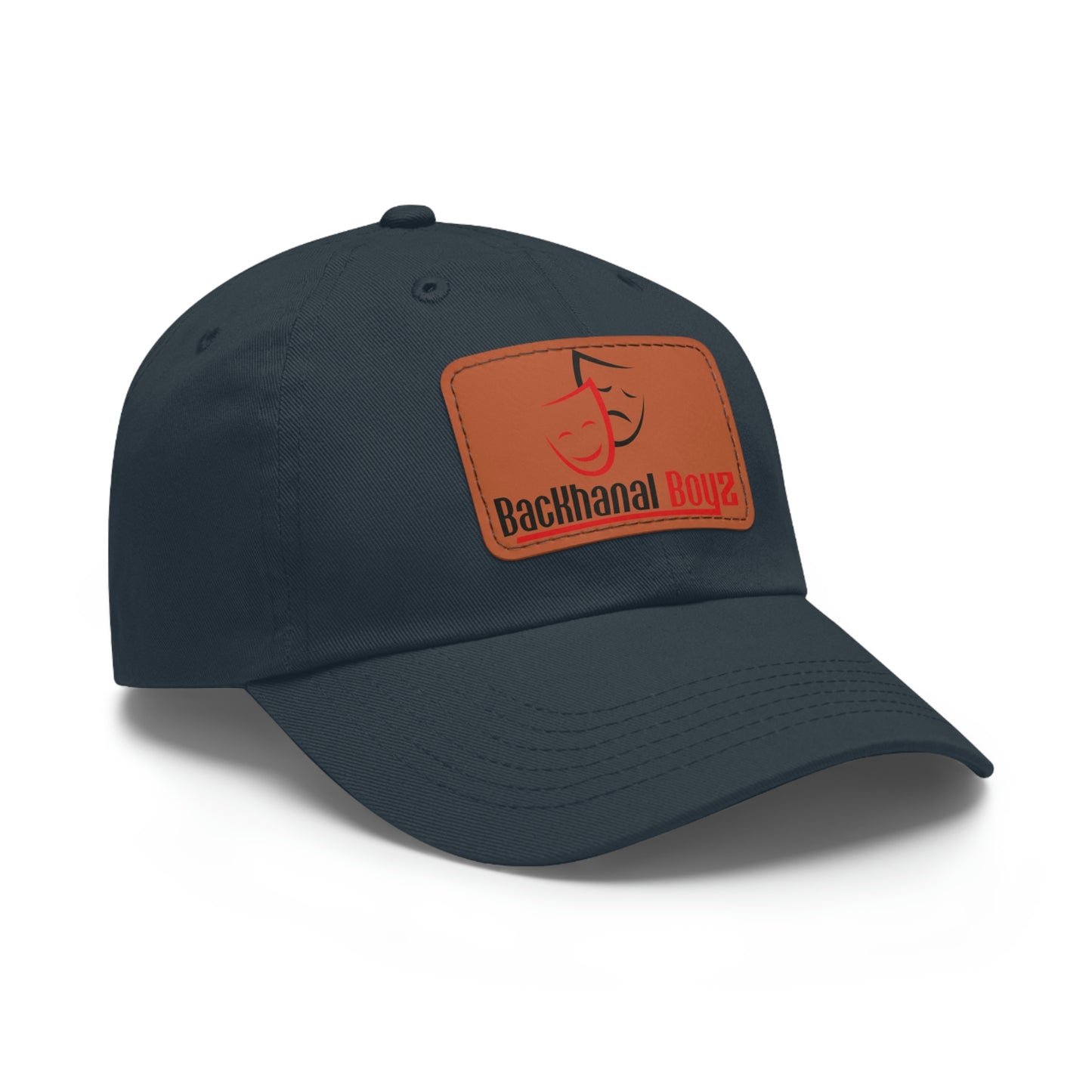 BACKHANAL BOYZ Dad Hat with Leather Patch