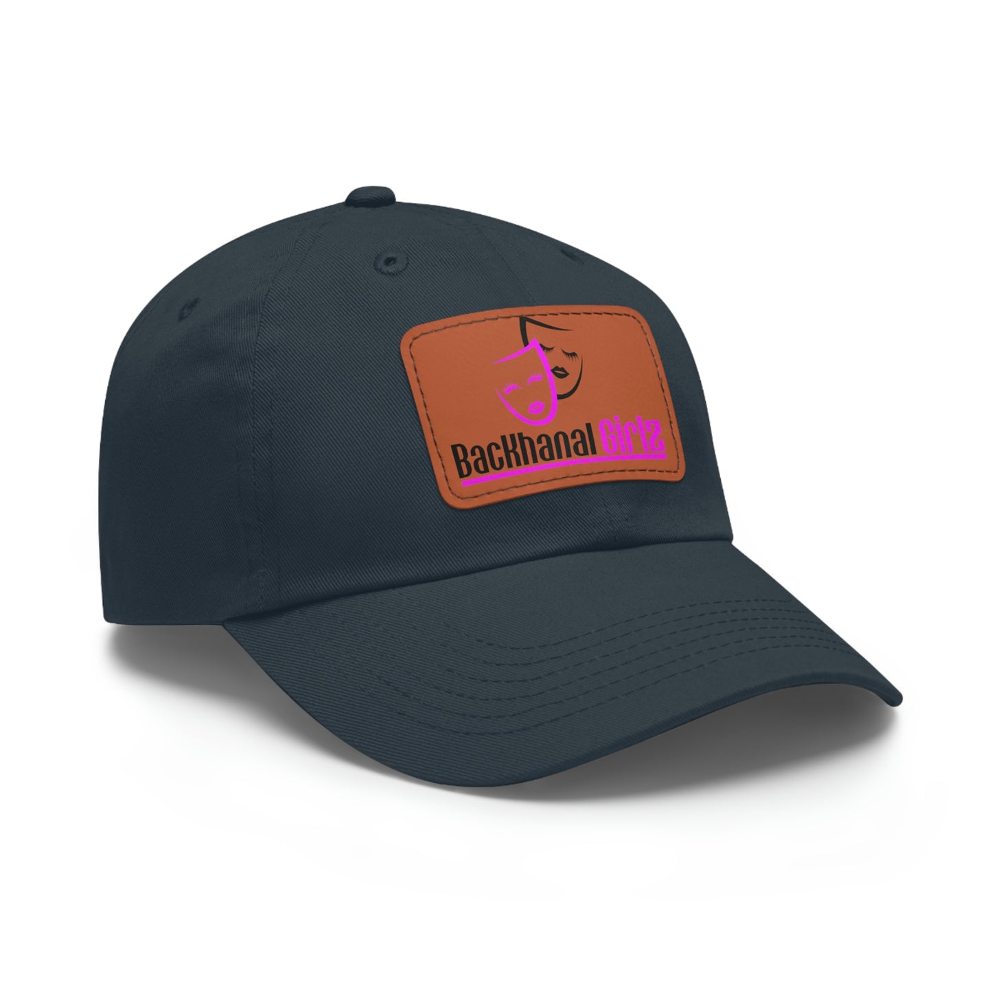 BACKHANAL GIRLZ Dad Hat with Leather Patch