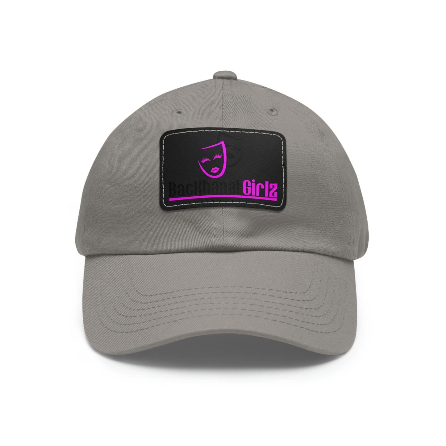 BACKHANAL GIRLZ Dad Hat with Leather Patch