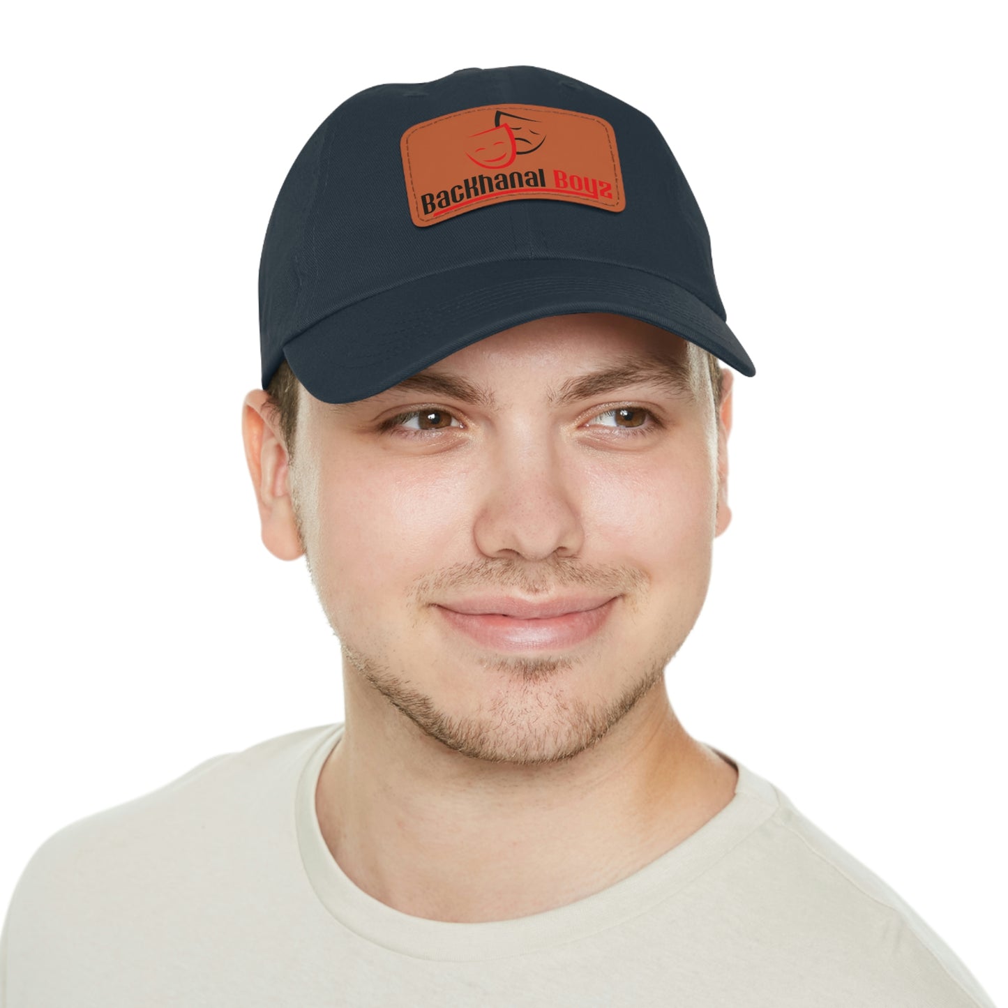BACKHANAL BOYZ Dad Hat with Leather Patch