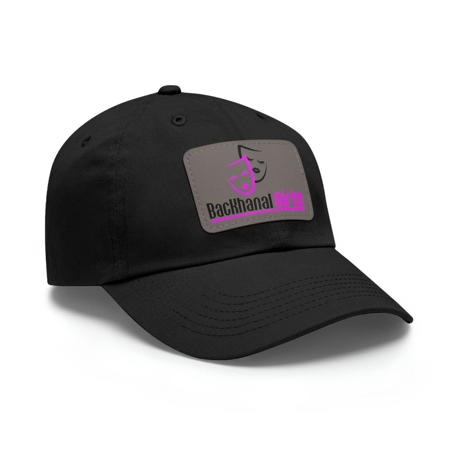 BACKHANAL GIRLZ Dad Hat with Leather Patch