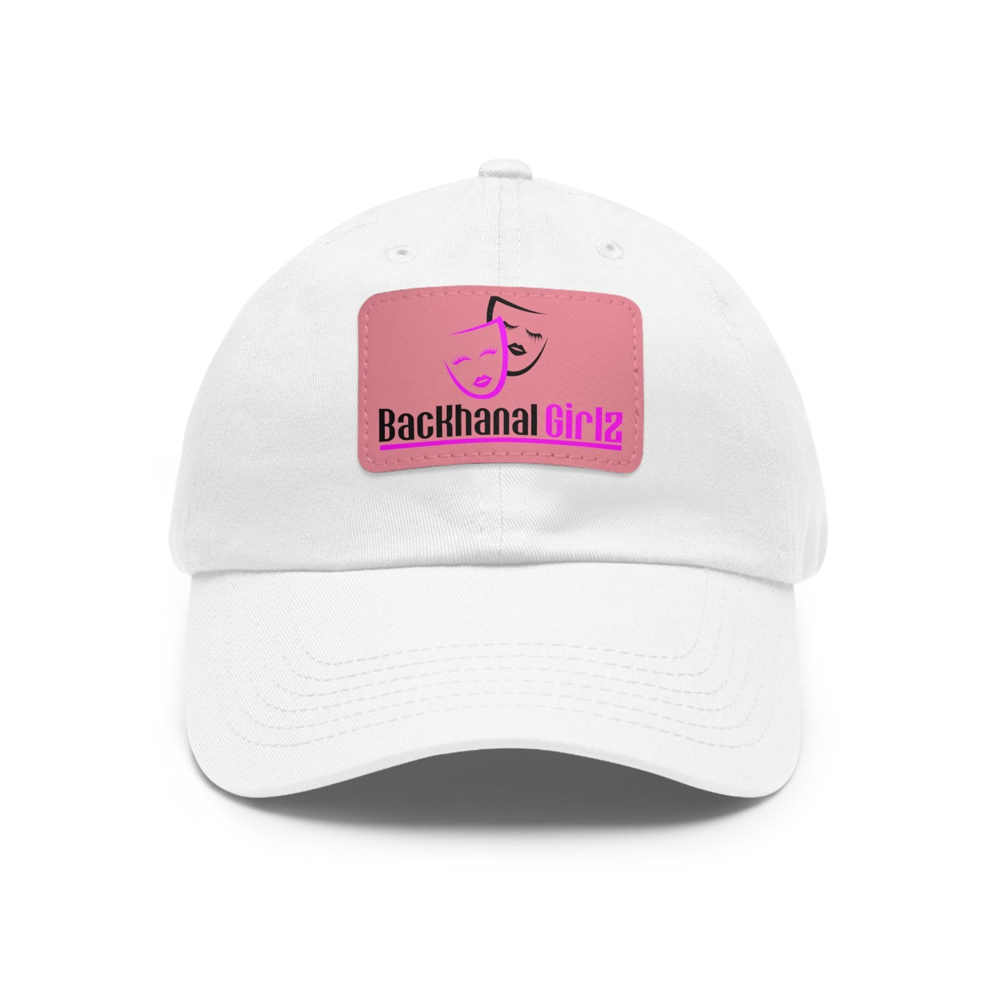 BACKHANAL GIRLZ Dad Hat with Leather Patch
