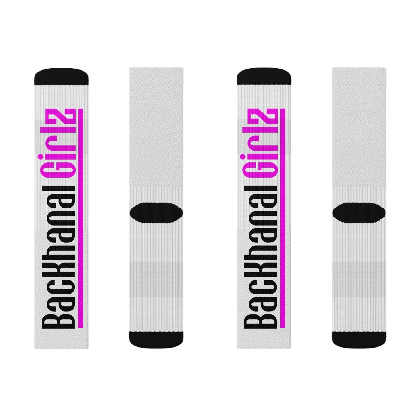 BACKHANAL GIRLZ Sublimation Socks