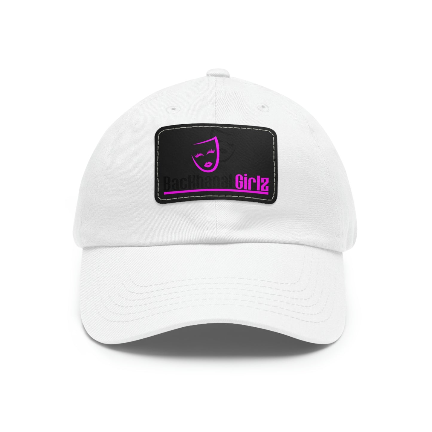 BACKHANAL GIRLZ Dad Hat with Leather Patch