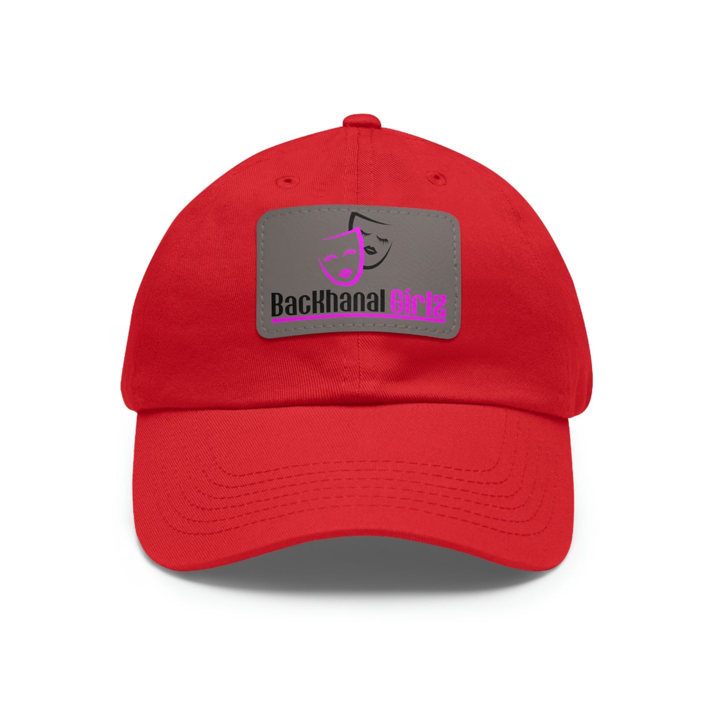 BACKHANAL GIRLZ Dad Hat with Leather Patch