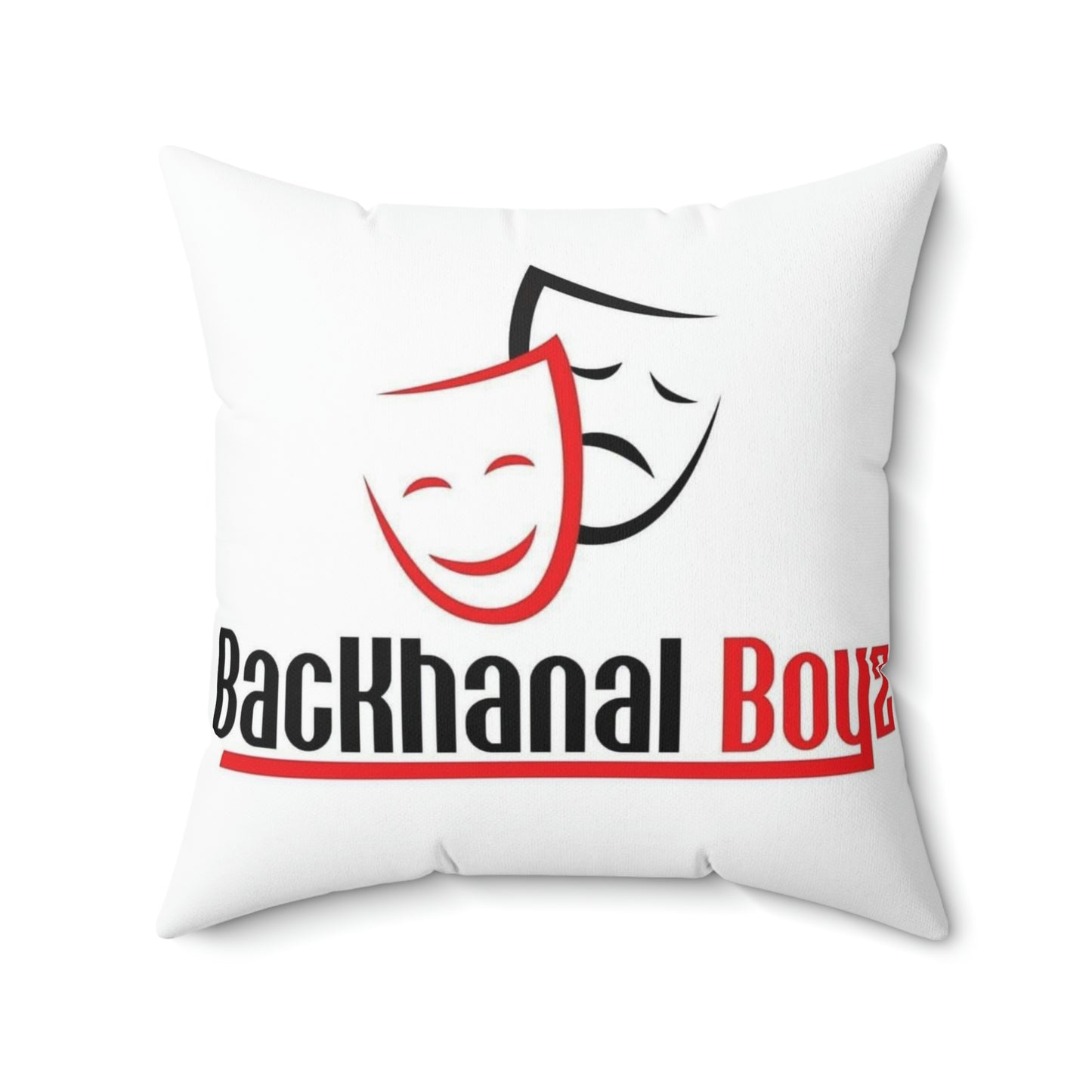 2 Sided Print STOP EXISTING & START LIVING / Backhanal BOYZ Square Pillow