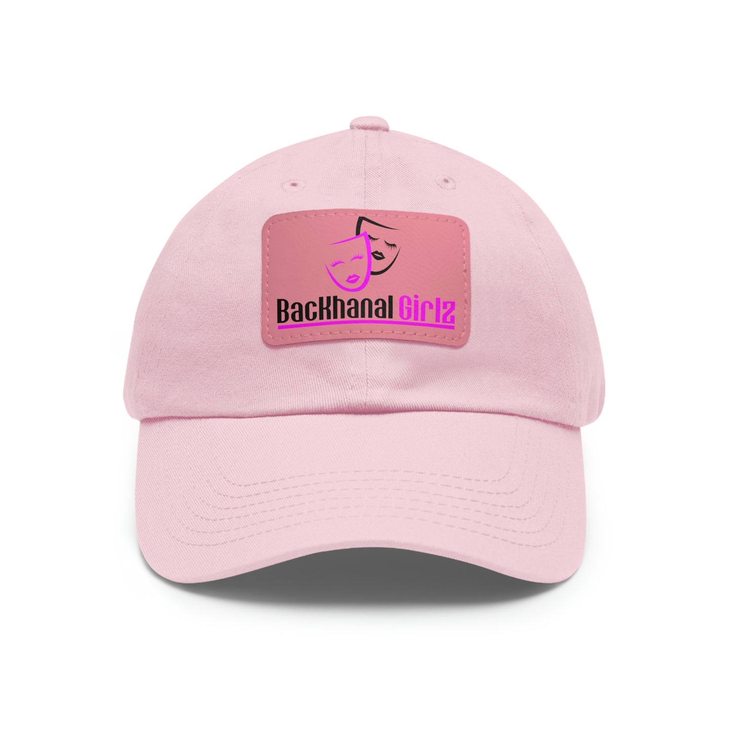 BACKHANAL GIRLZ Dad Hat with Leather Patch