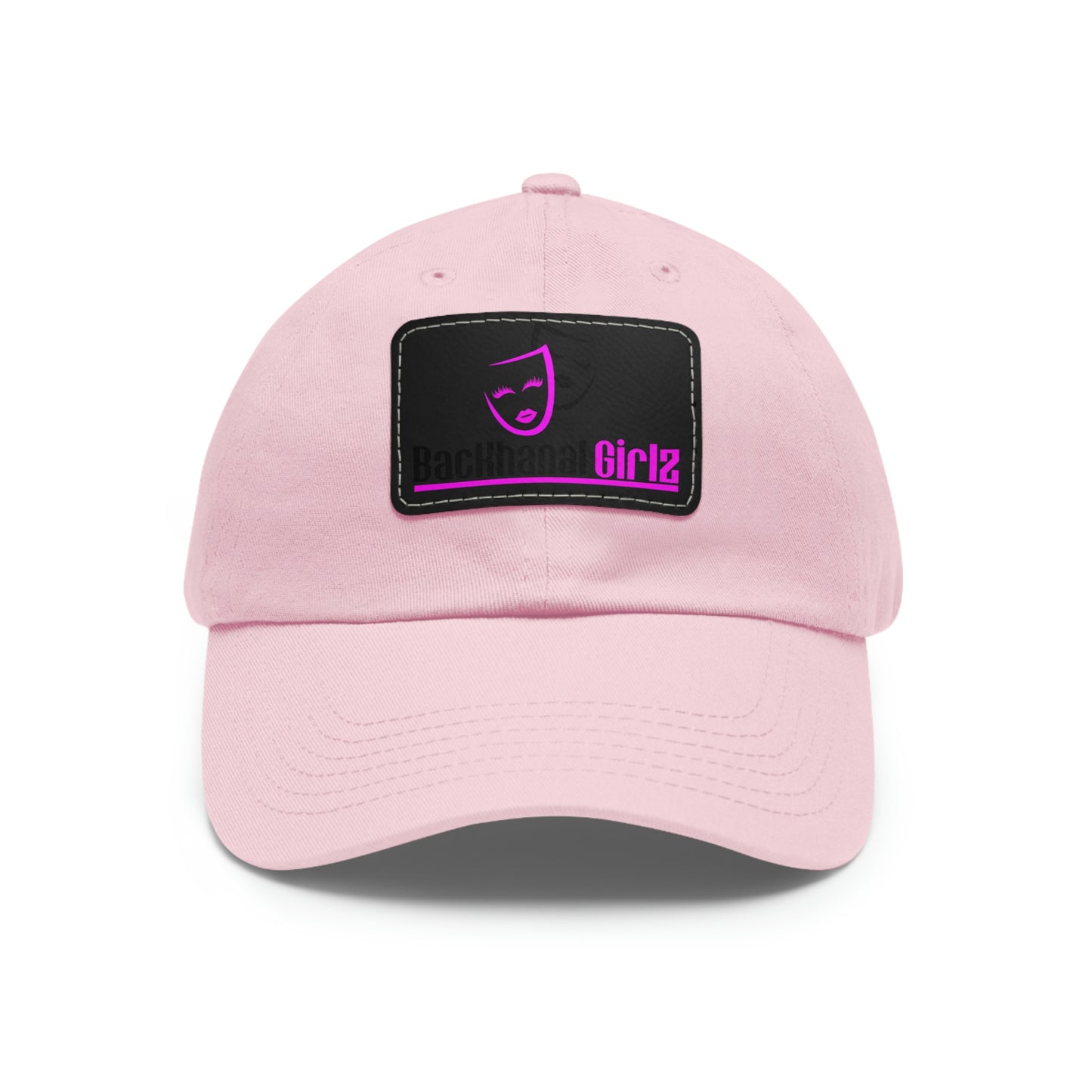 BACKHANAL GIRLZ Dad Hat with Leather Patch