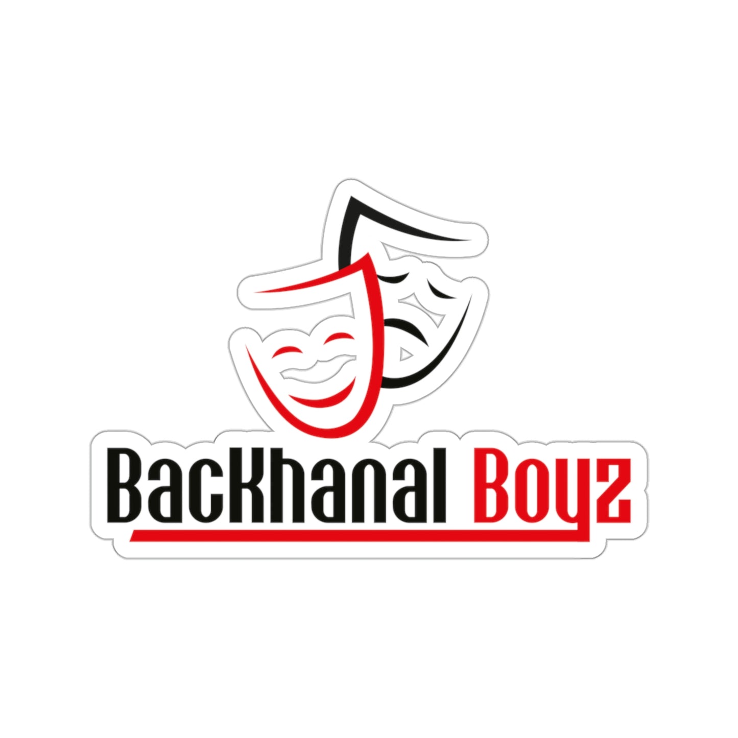 BACKHANAL BOYZ KISS-CUT Stickers