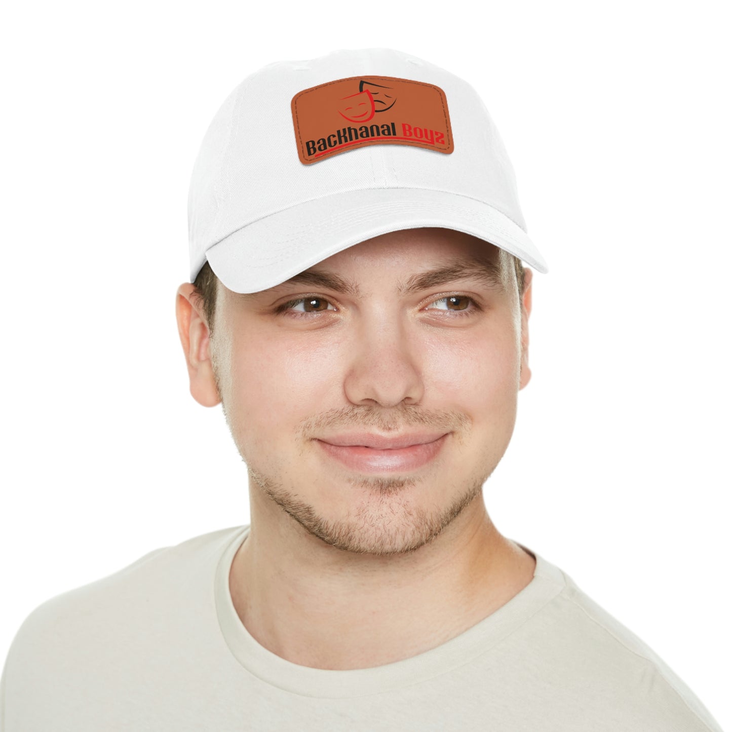BACKHANAL BOYZ Dad Hat with Leather Patch