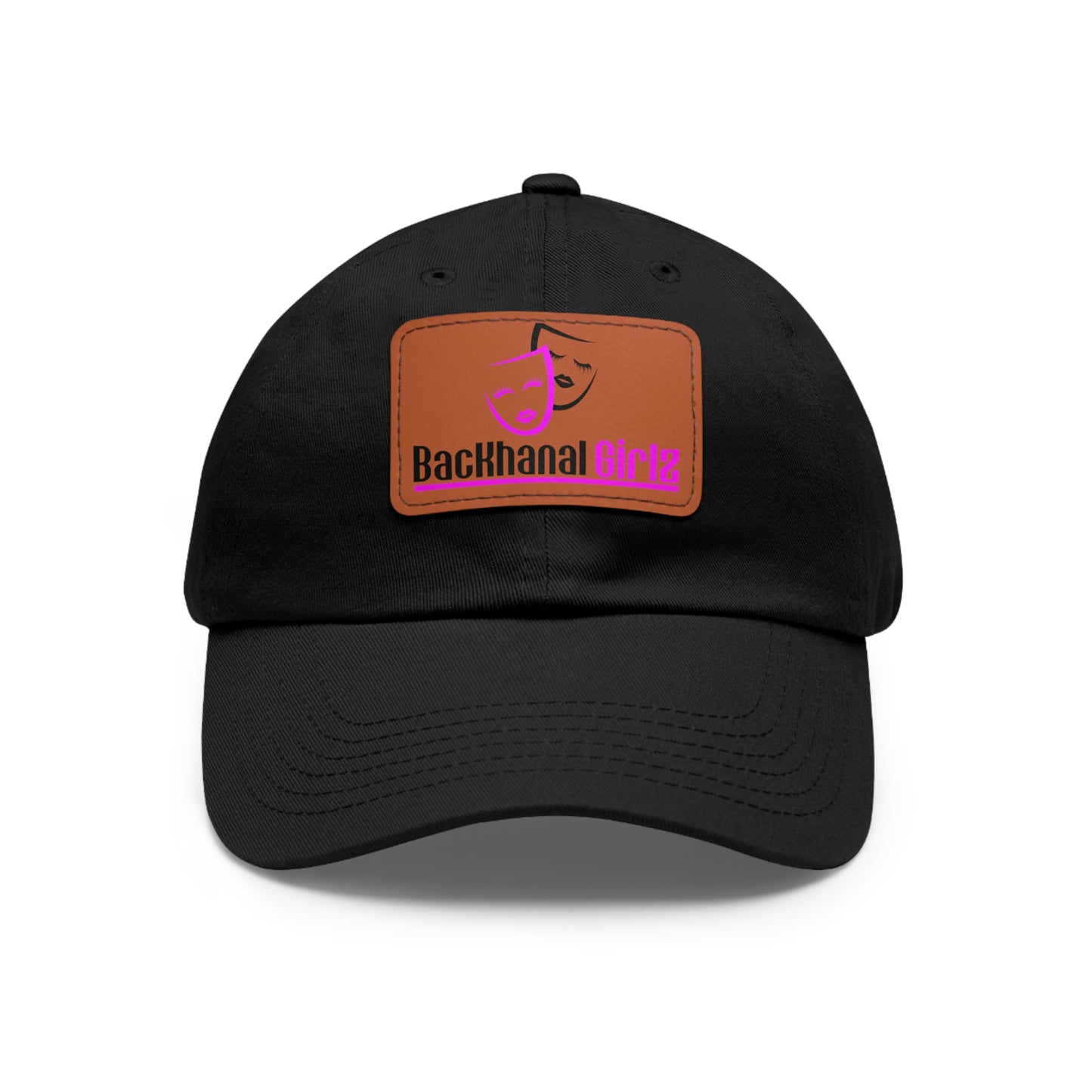 BACKHANAL GIRLZ Dad Hat with Leather Patch