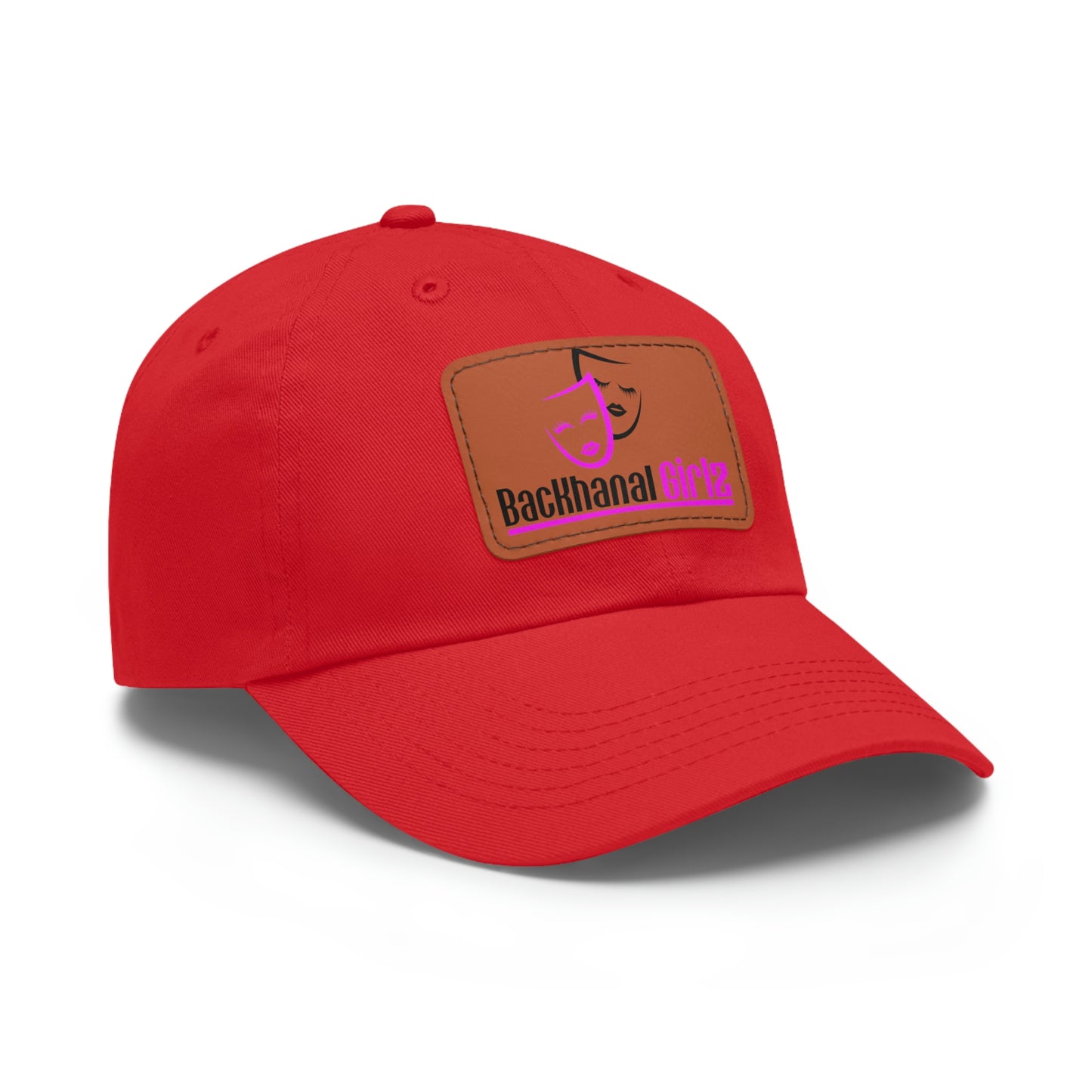 BACKHANAL GIRLZ Dad Hat with Leather Patch
