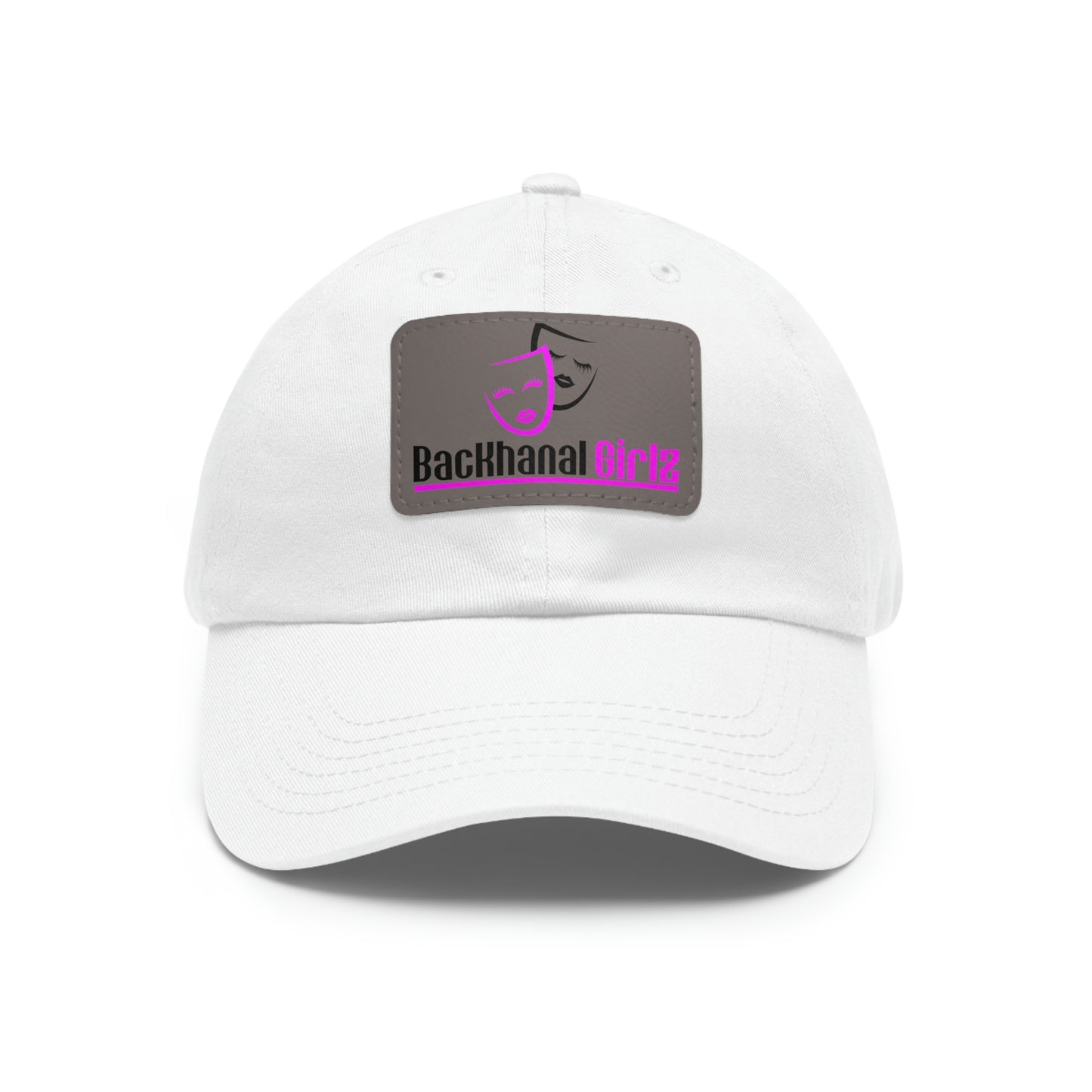BACKHANAL GIRLZ Dad Hat with Leather Patch