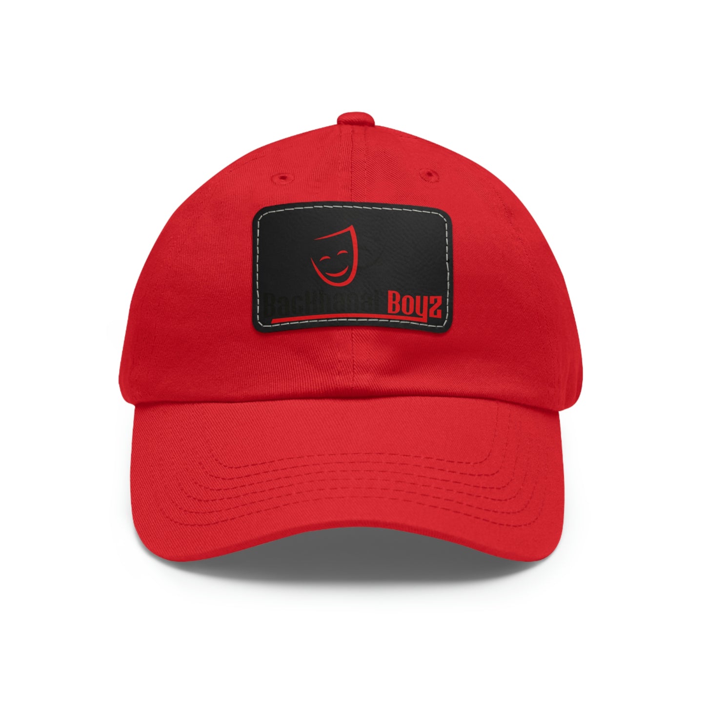 BACKHANAL BOYZ Dad Hat with Leather Patch