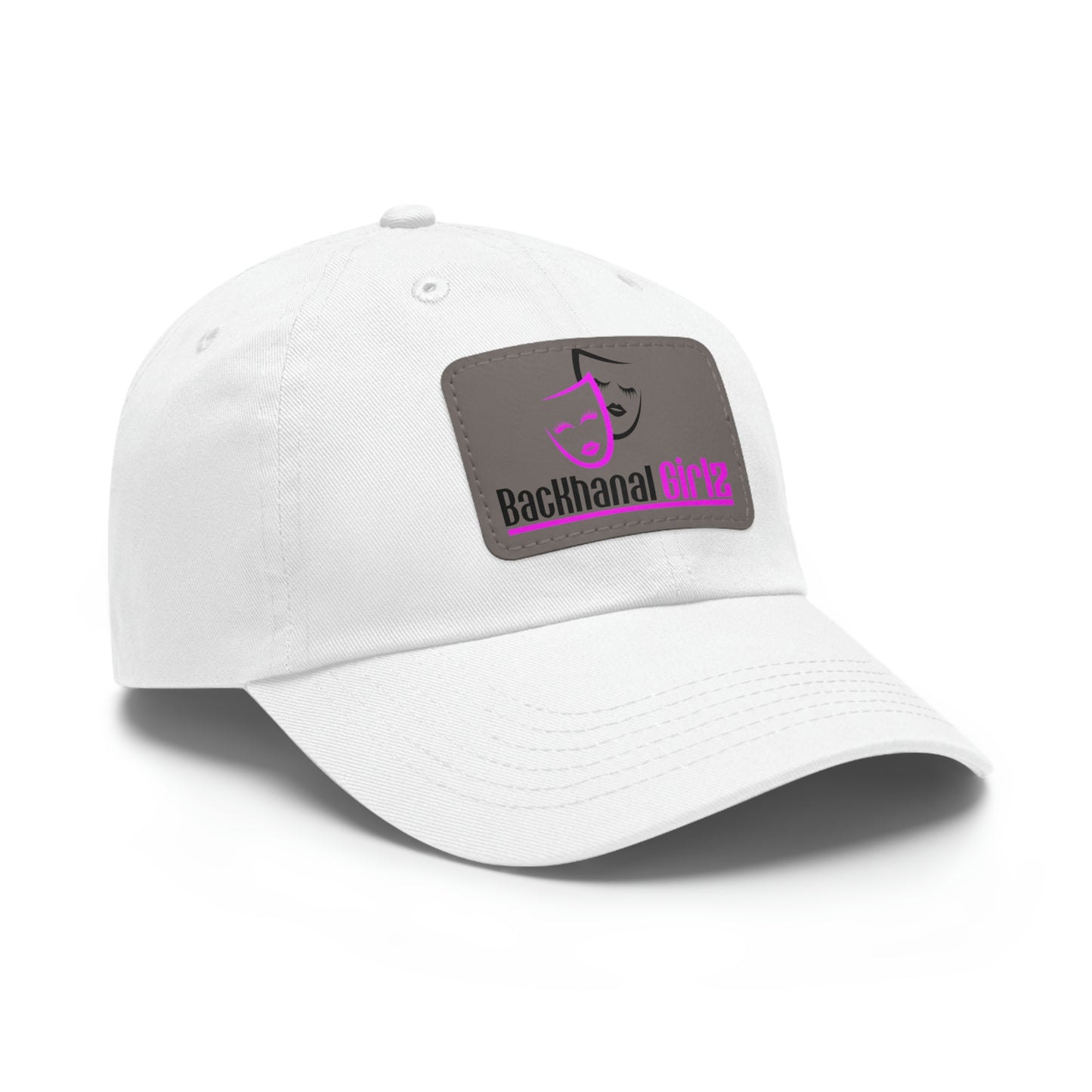 BACKHANAL GIRLZ Dad Hat with Leather Patch