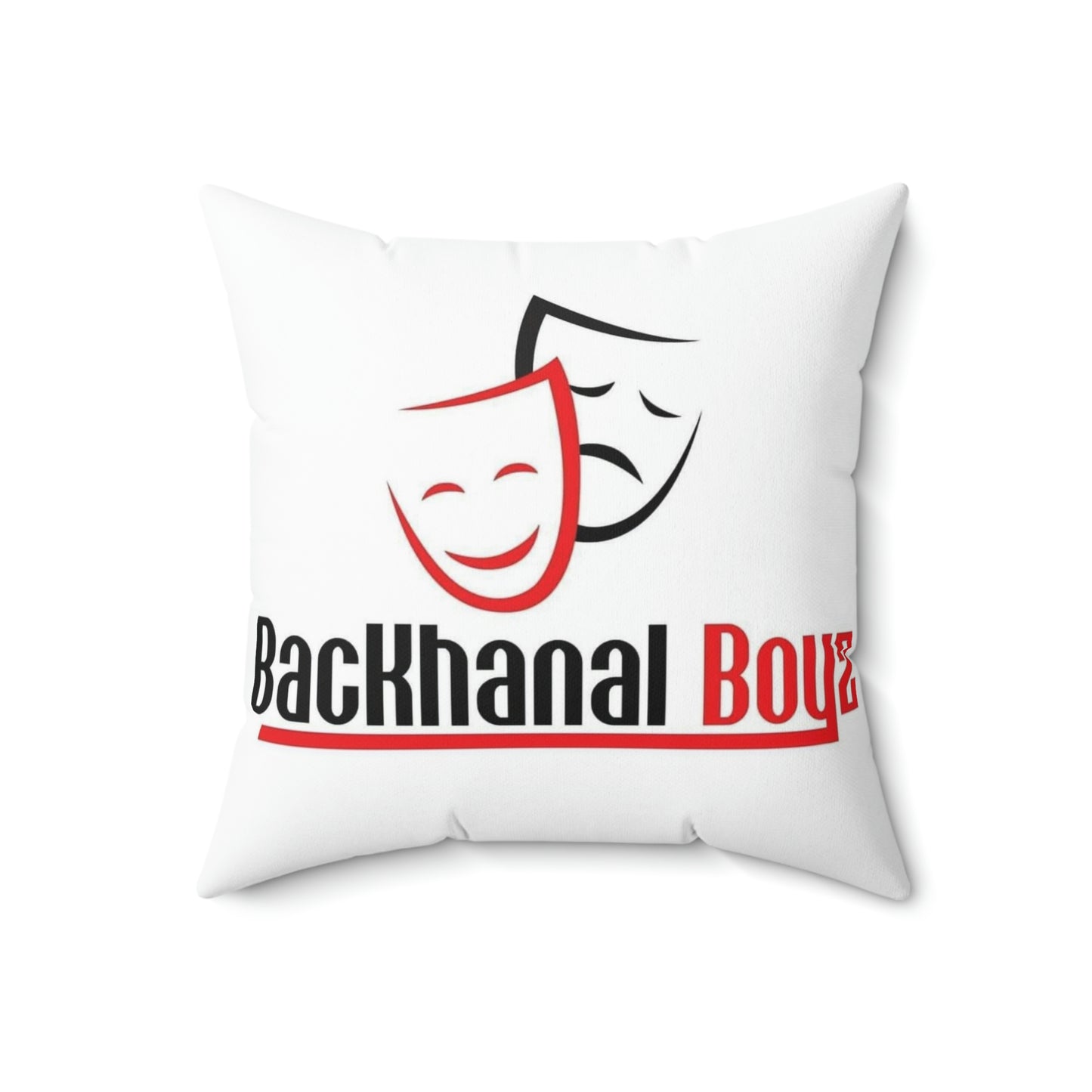 2 Sided Print STOP EXISTING & START LIVING / Backhanal BOYZ Square Pillow