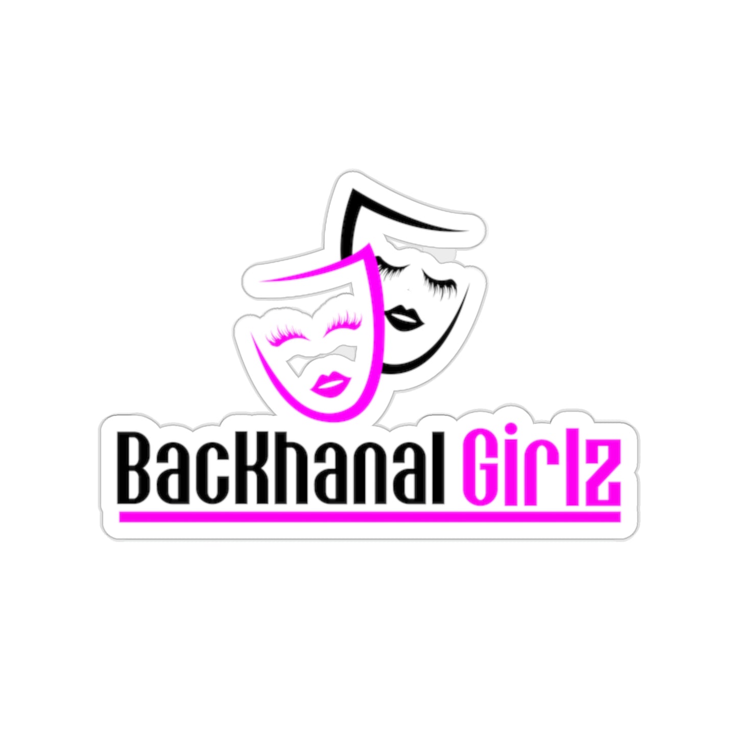 BACKHANAL GIRLZ Kiss-Cut Stickers